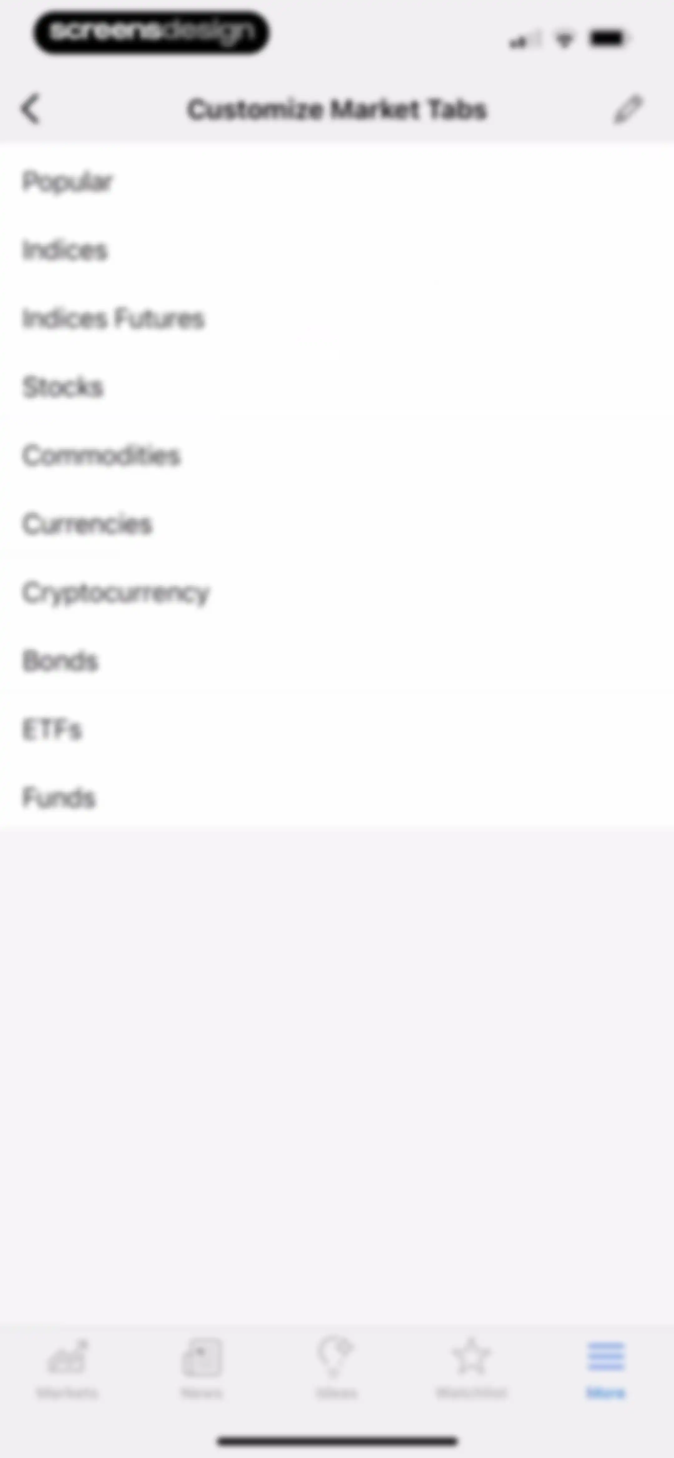 Investing.com: Stock Market screen 161