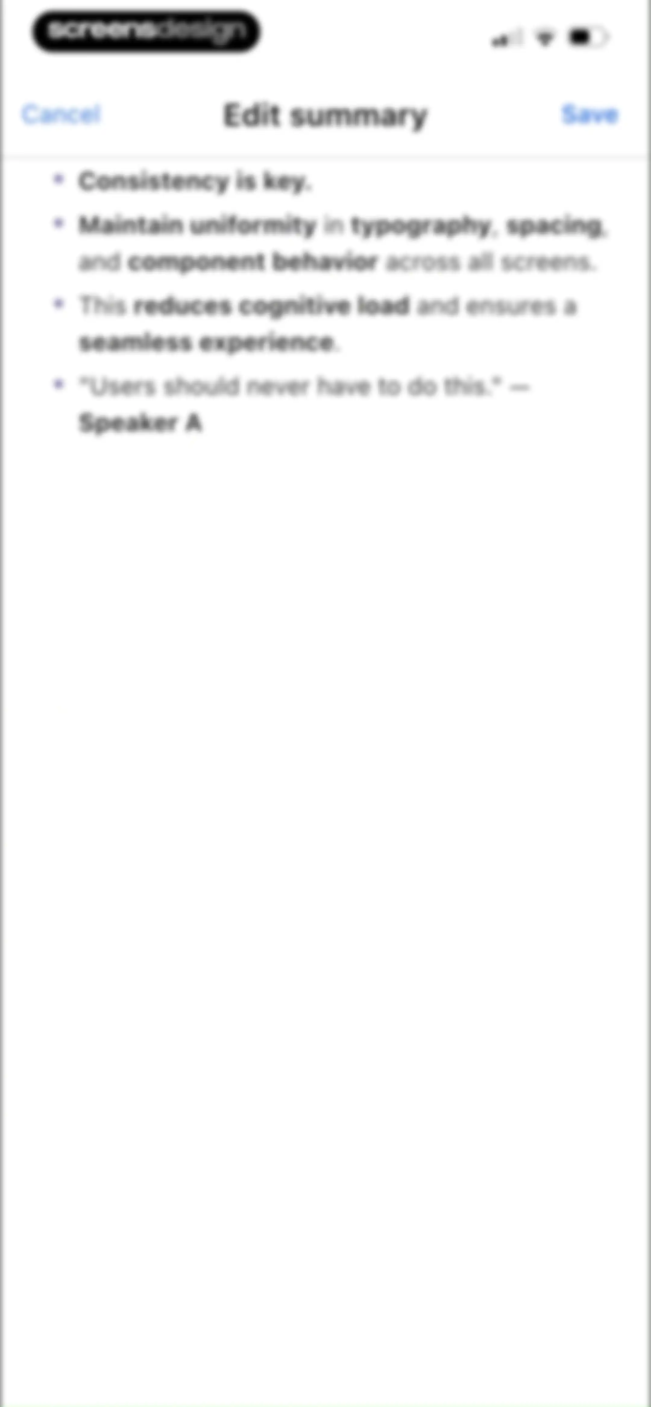 Summary - AI Note Taker screen 45