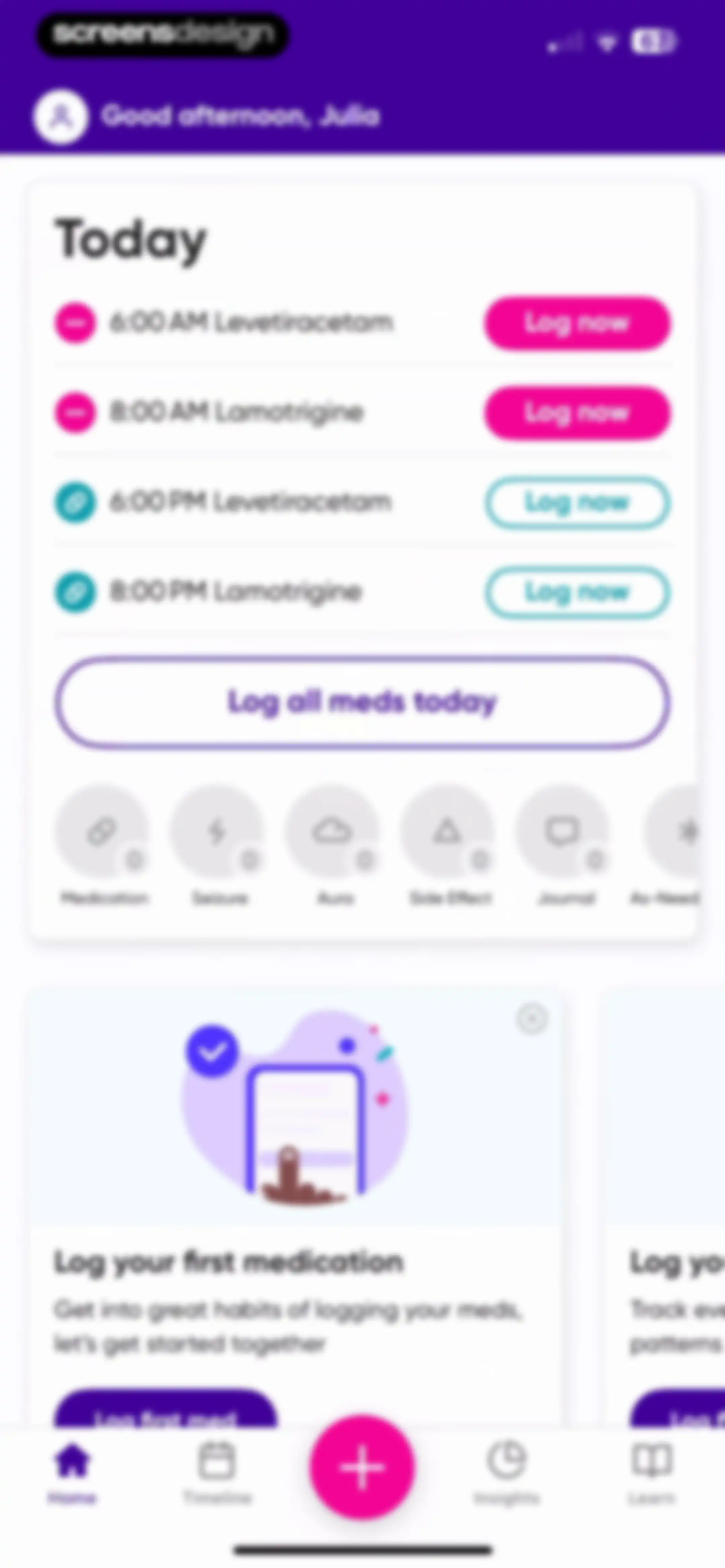 Epsy: Seizure Log for Epilepsy screen 28