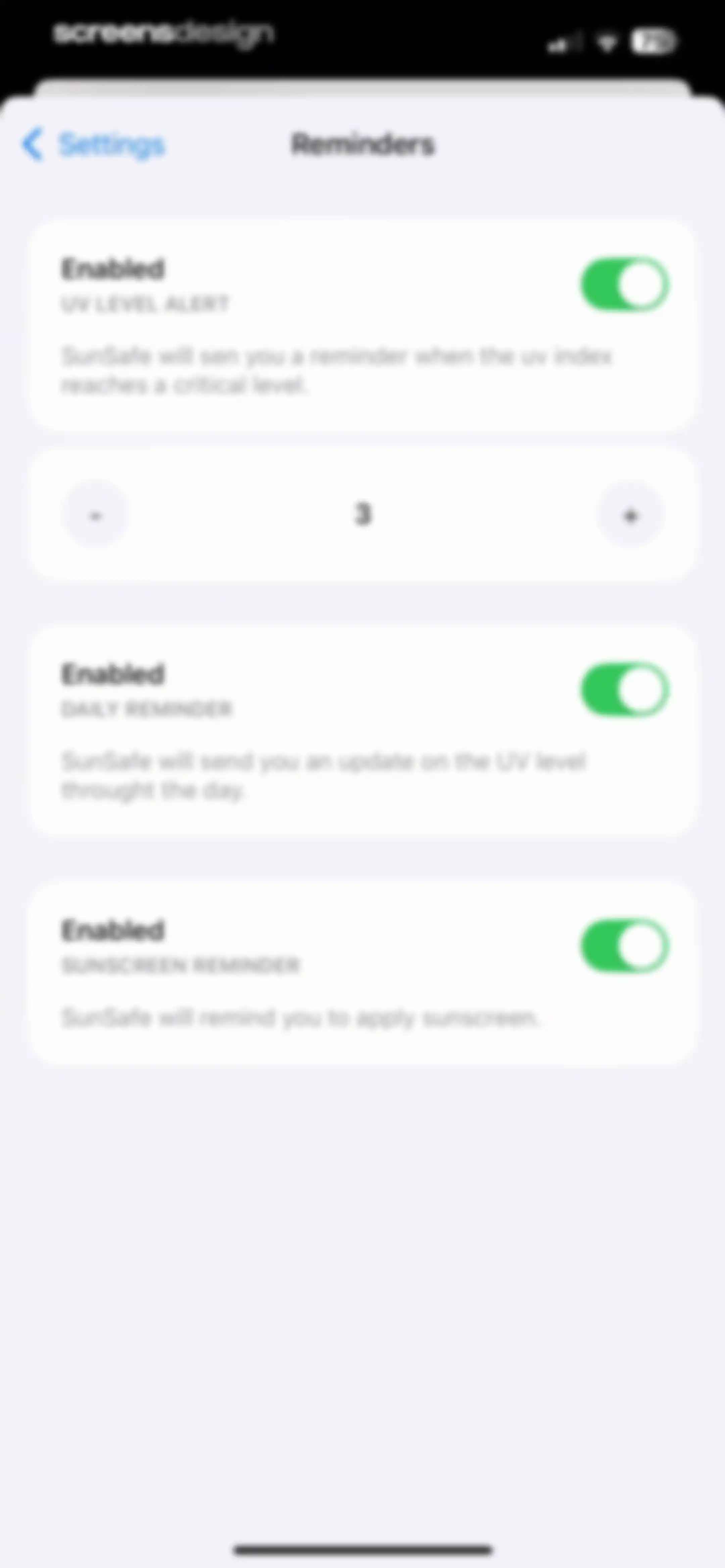 SunSafe: UV Index & Tanning screen 81