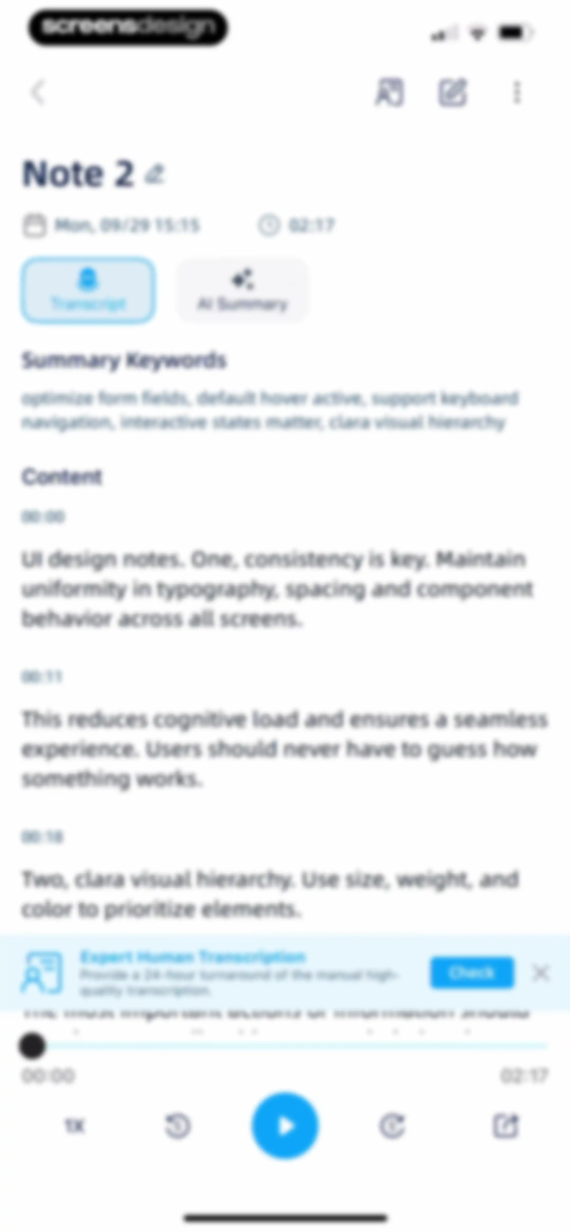 iTranscribe - Audio to Text screen 54