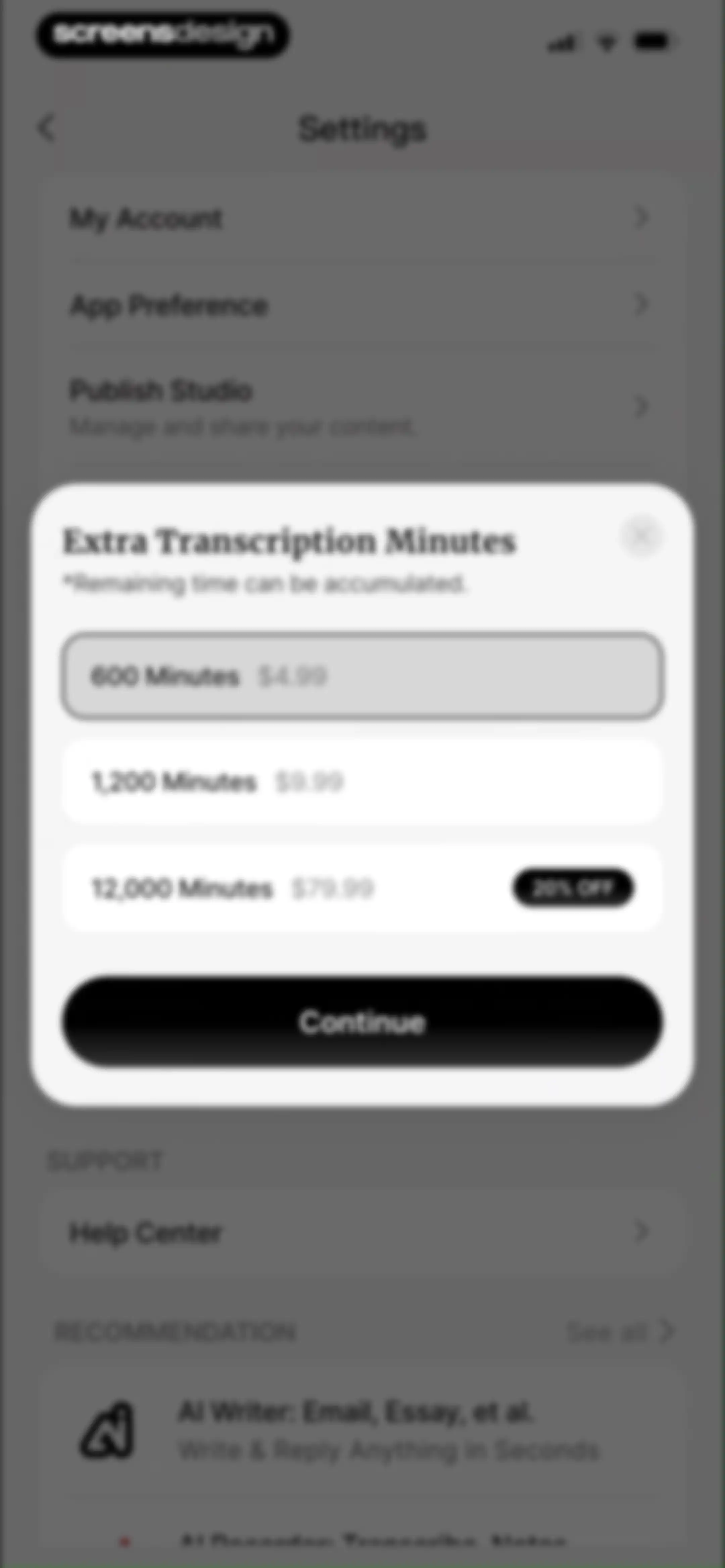 HyNote: AI Note Taker, Summary screen 111