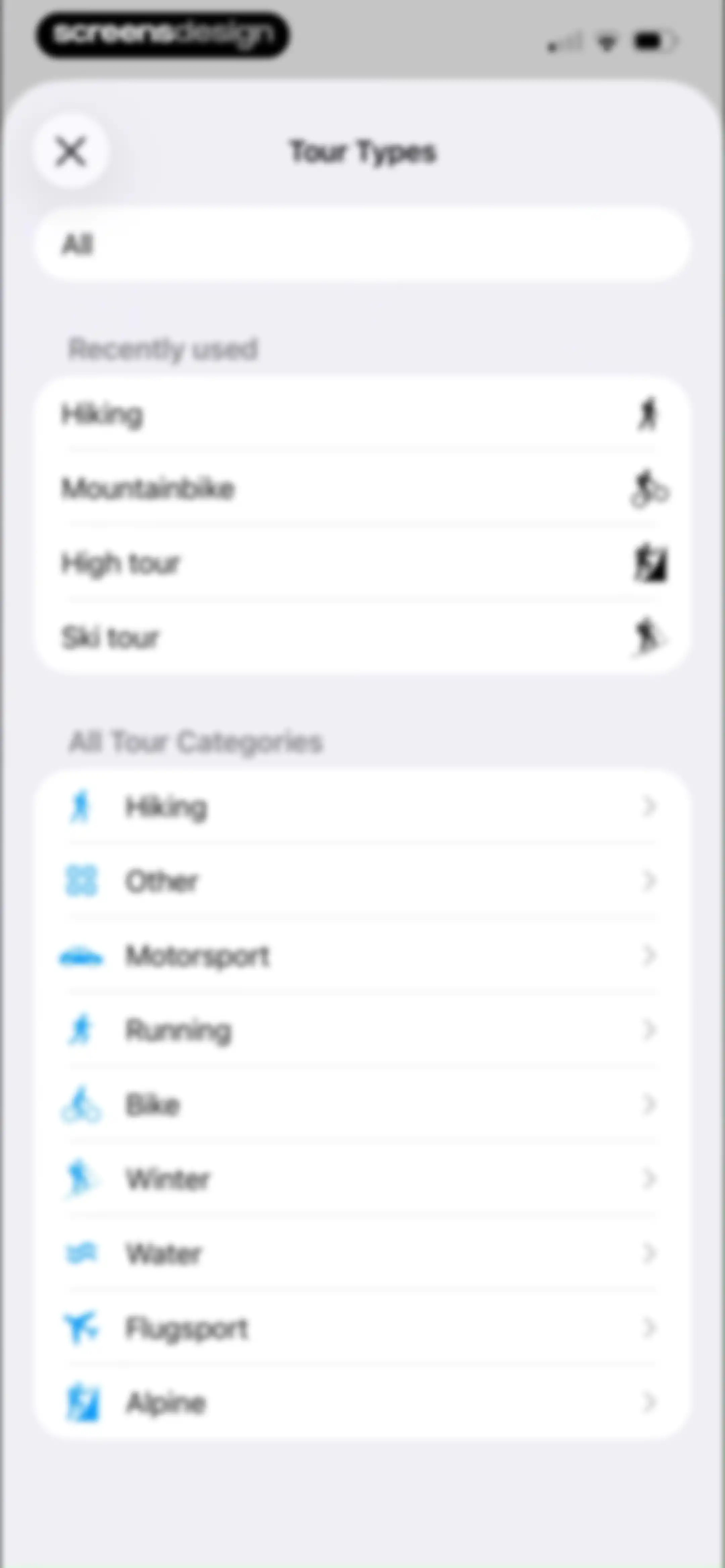 bergfex: Hiking & Tracking screen 103