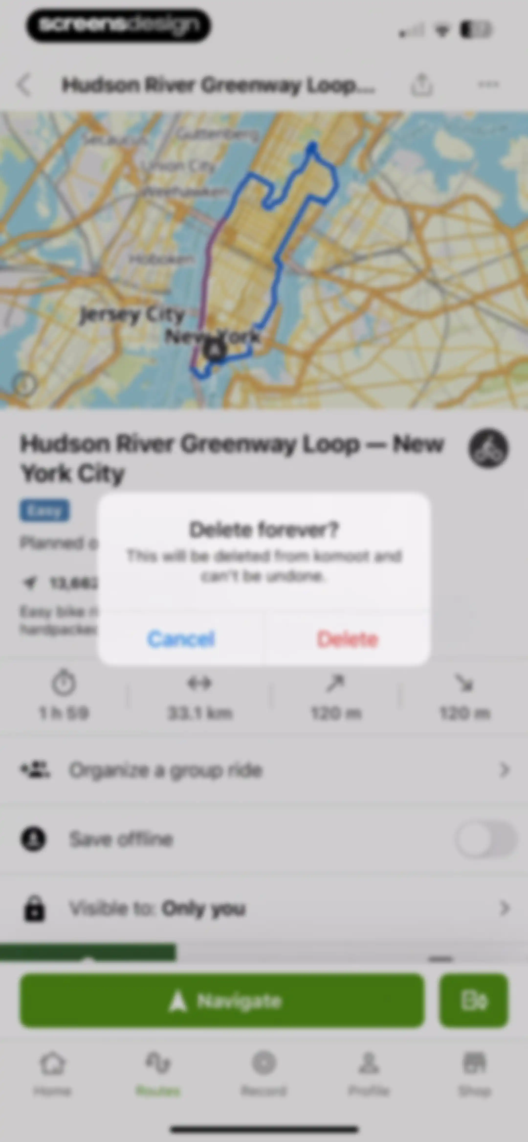 komoot - hike, bike & run screen 97