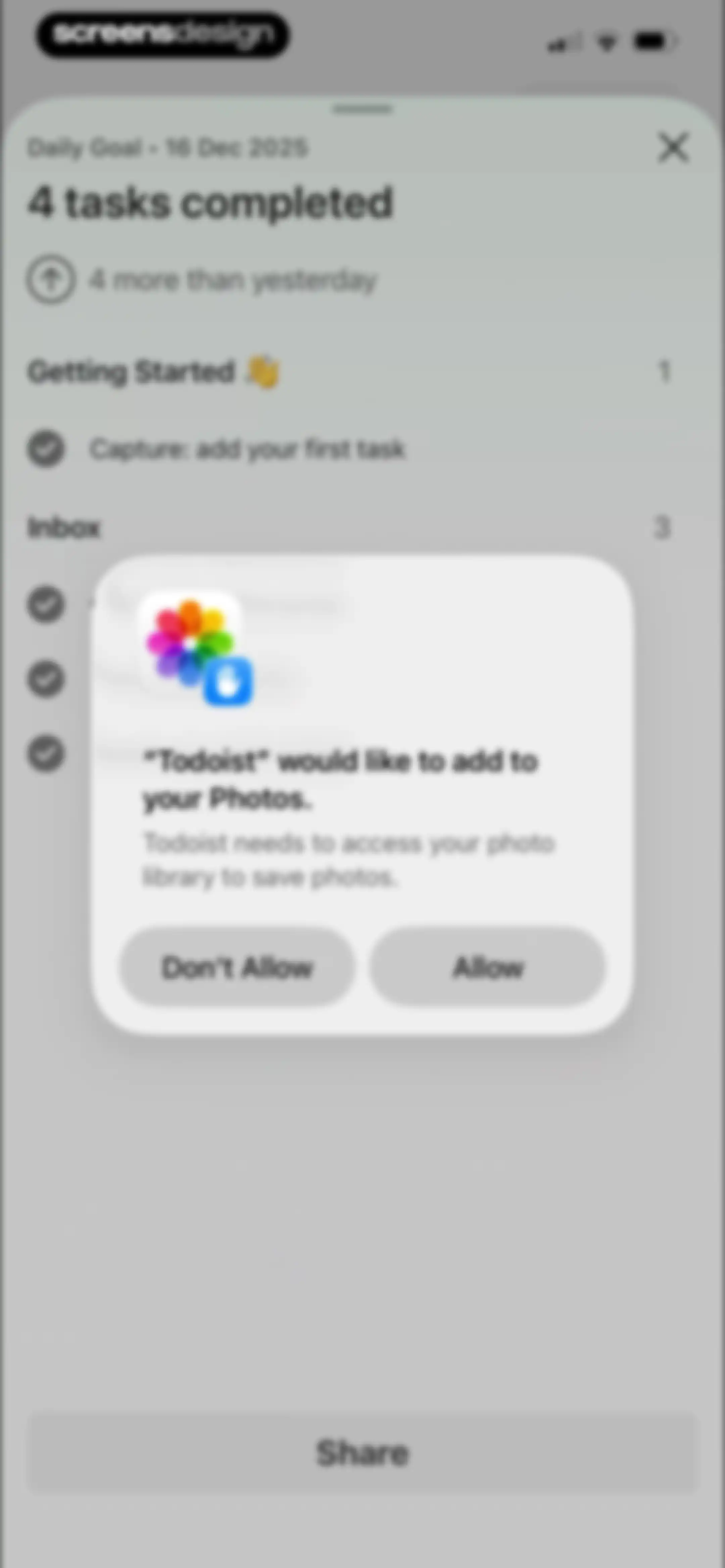 Todoist: To Do List & Calendar screen 105
