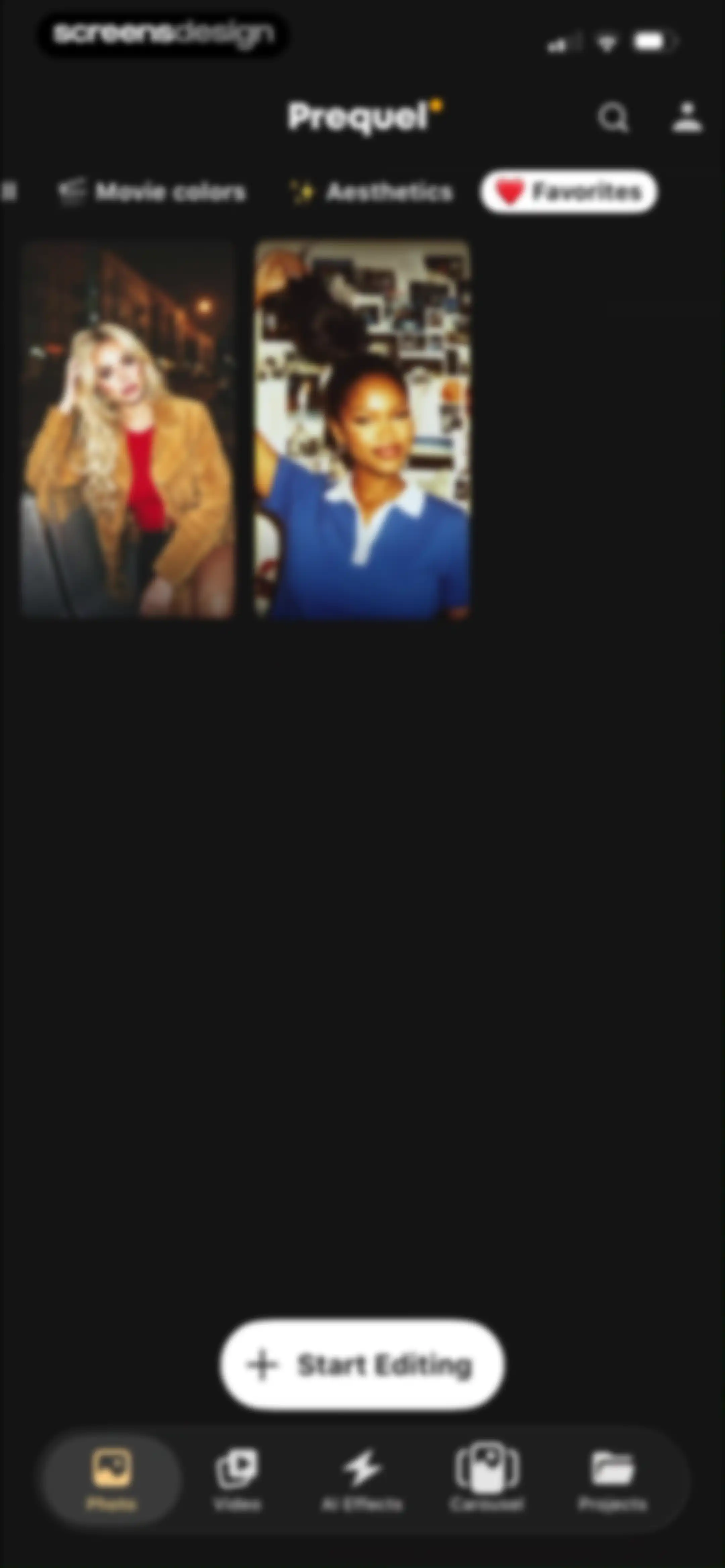 Prequel: Photo & Video Editor screen 89