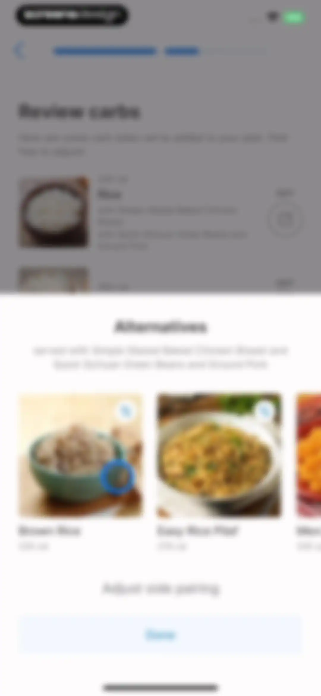 Intent - Meal Planner screen 55