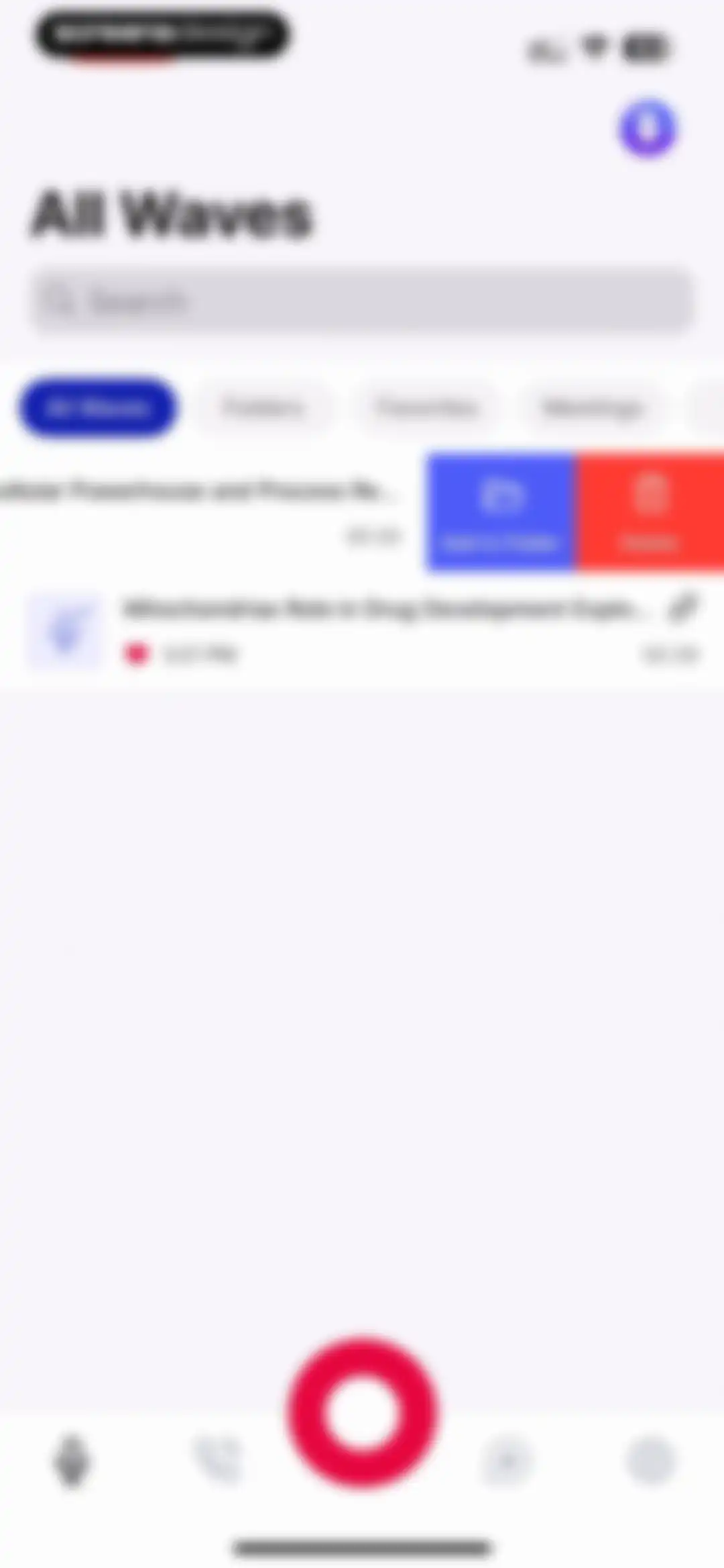 Wave AI Note Taker & Recorder screen 56