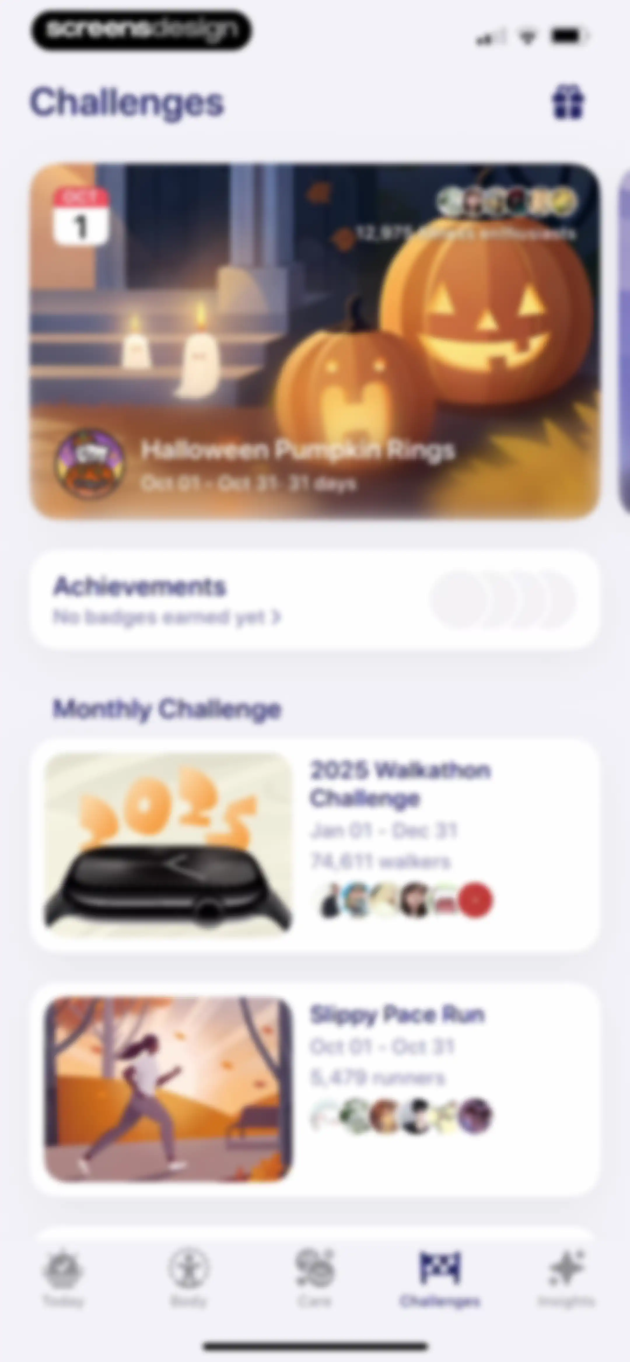 Grow: Health & Fitness screen 107