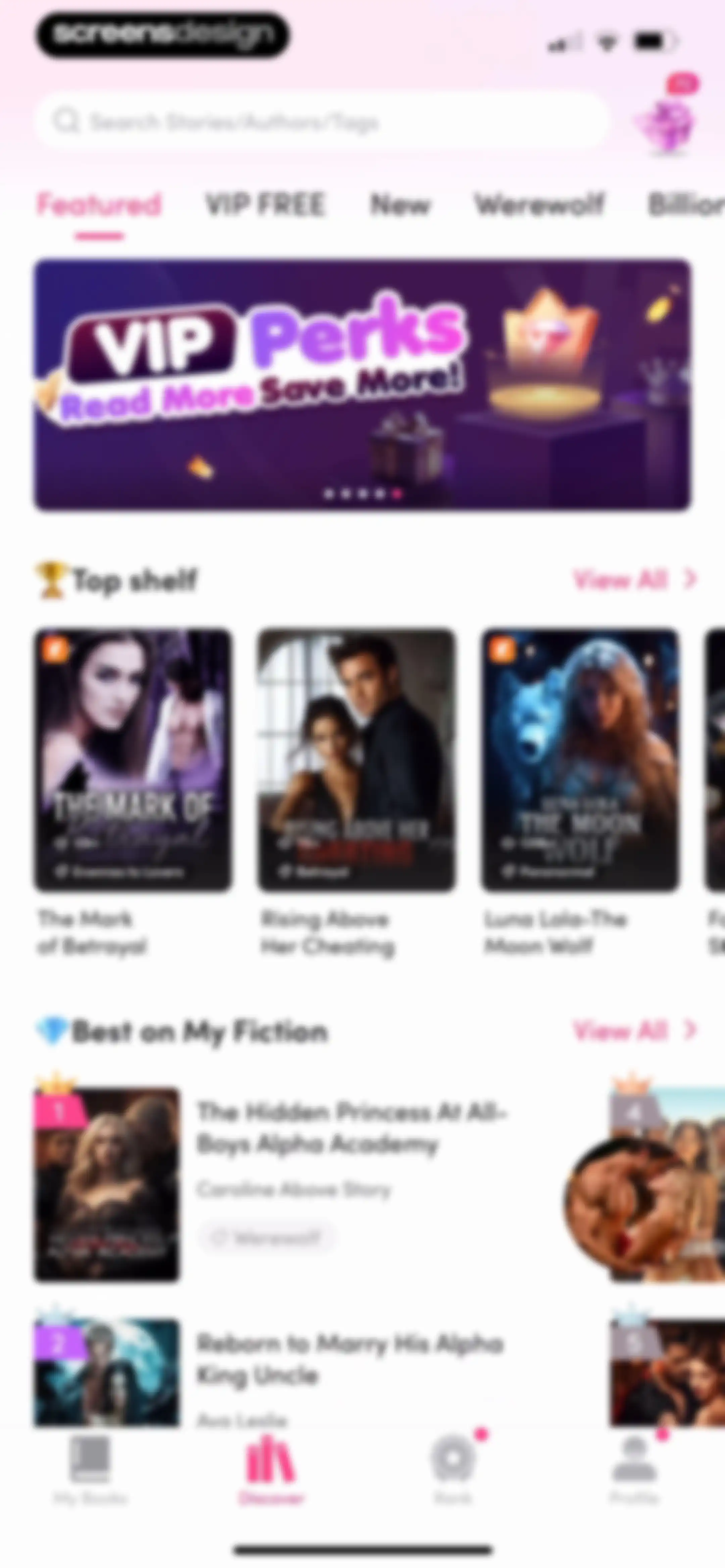 My Fiction: Stories & Novels screen 16
