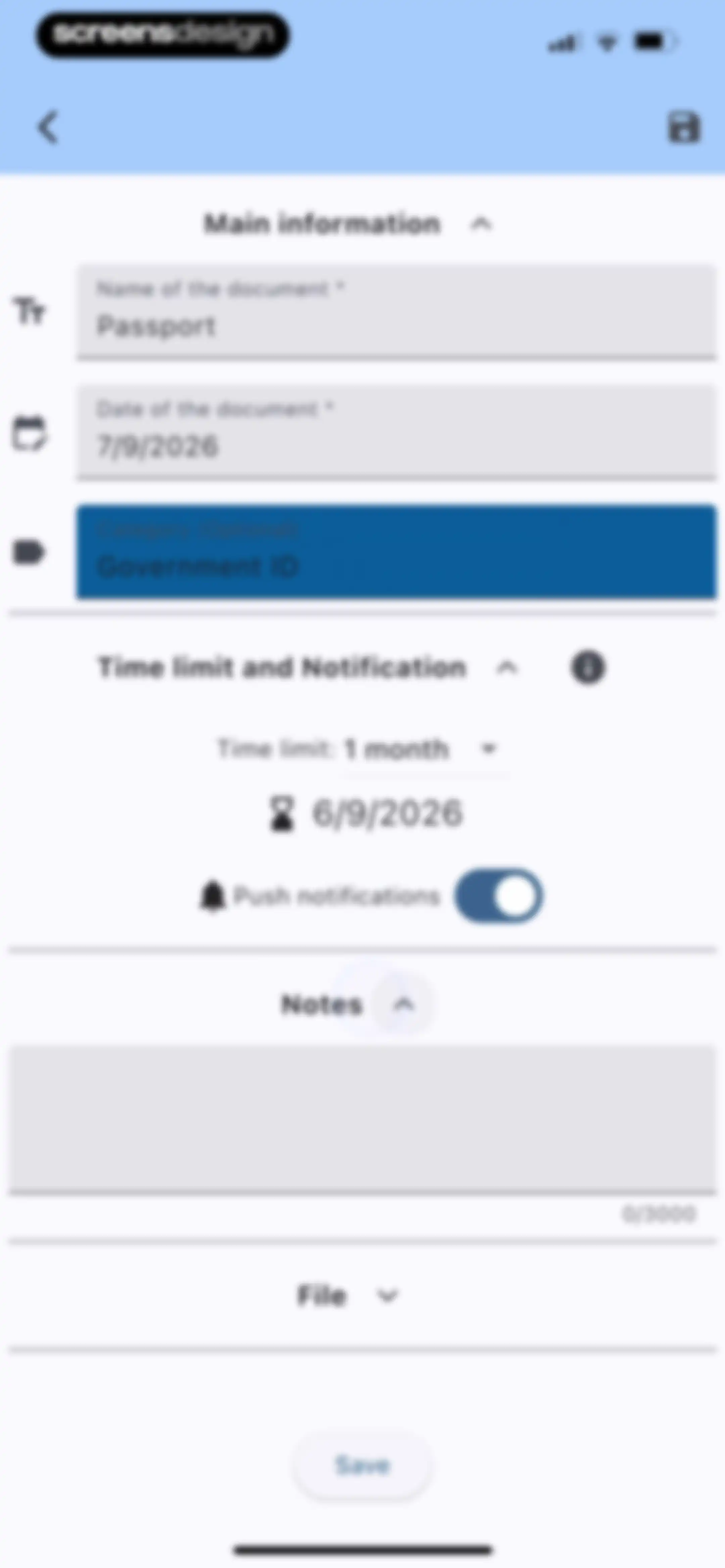 ExpiNotif: Expiration dates screen 14