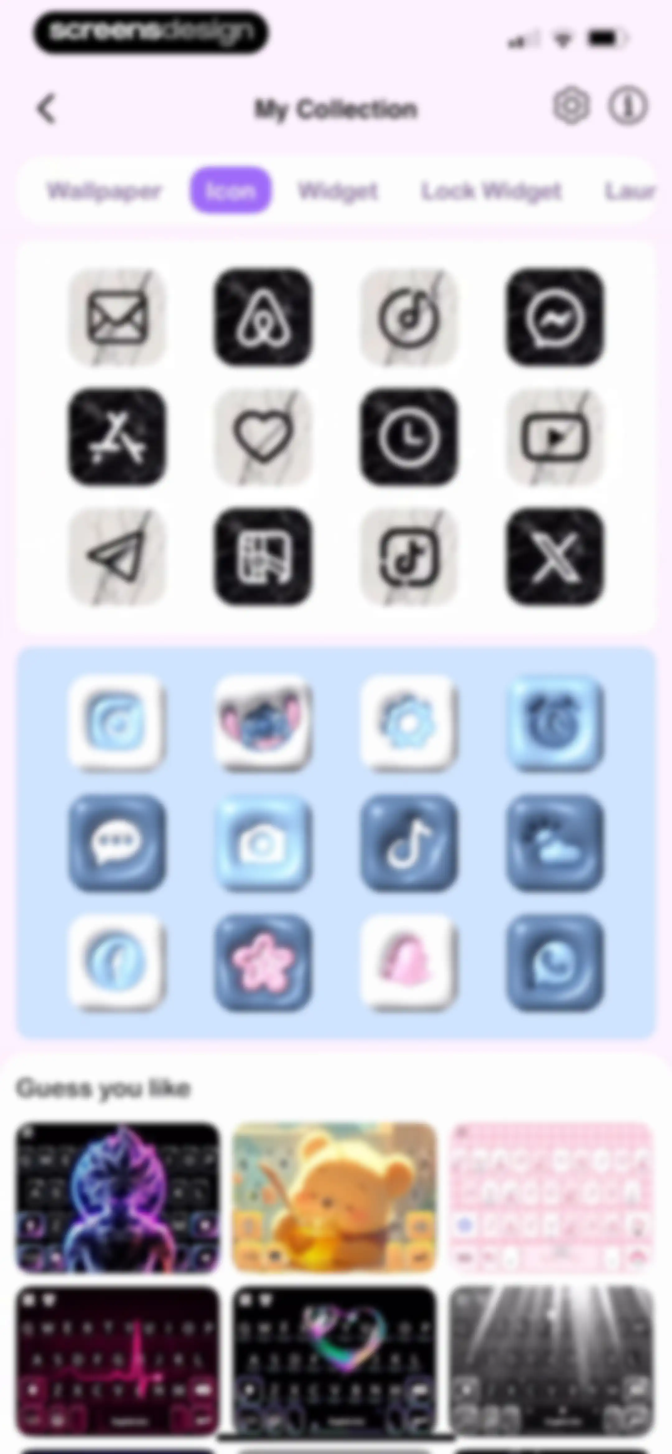 Cool Themes & Fonts: Cute Text screen 125