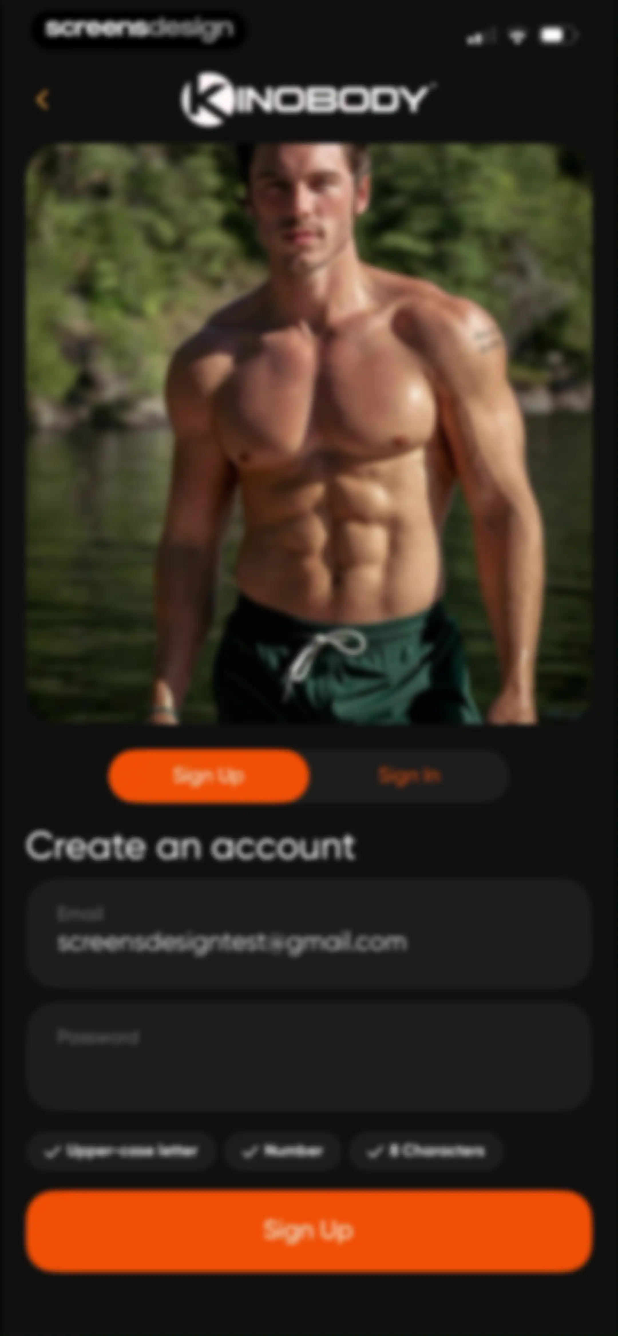 Kinobody Fitness screen 5