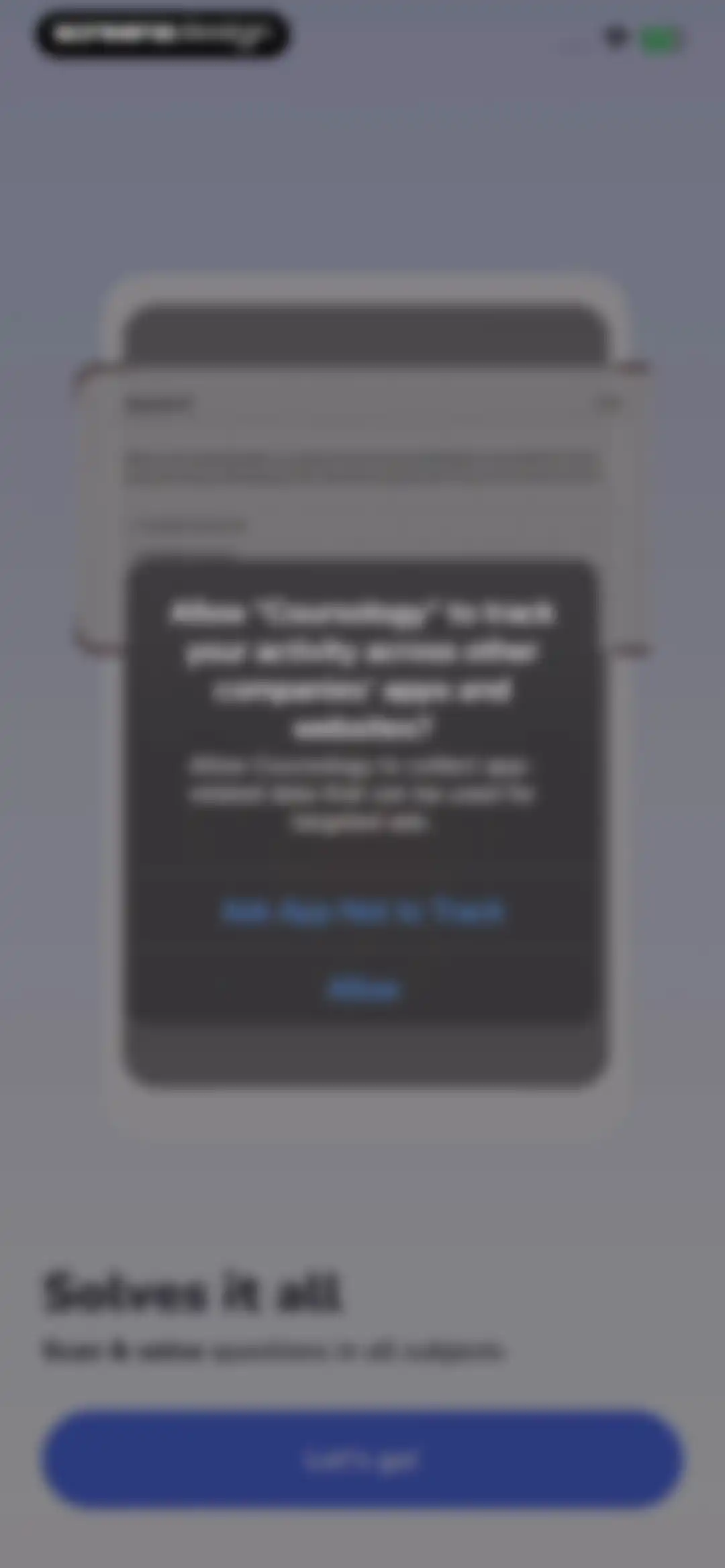 Answer App - Coursology AI screen 2