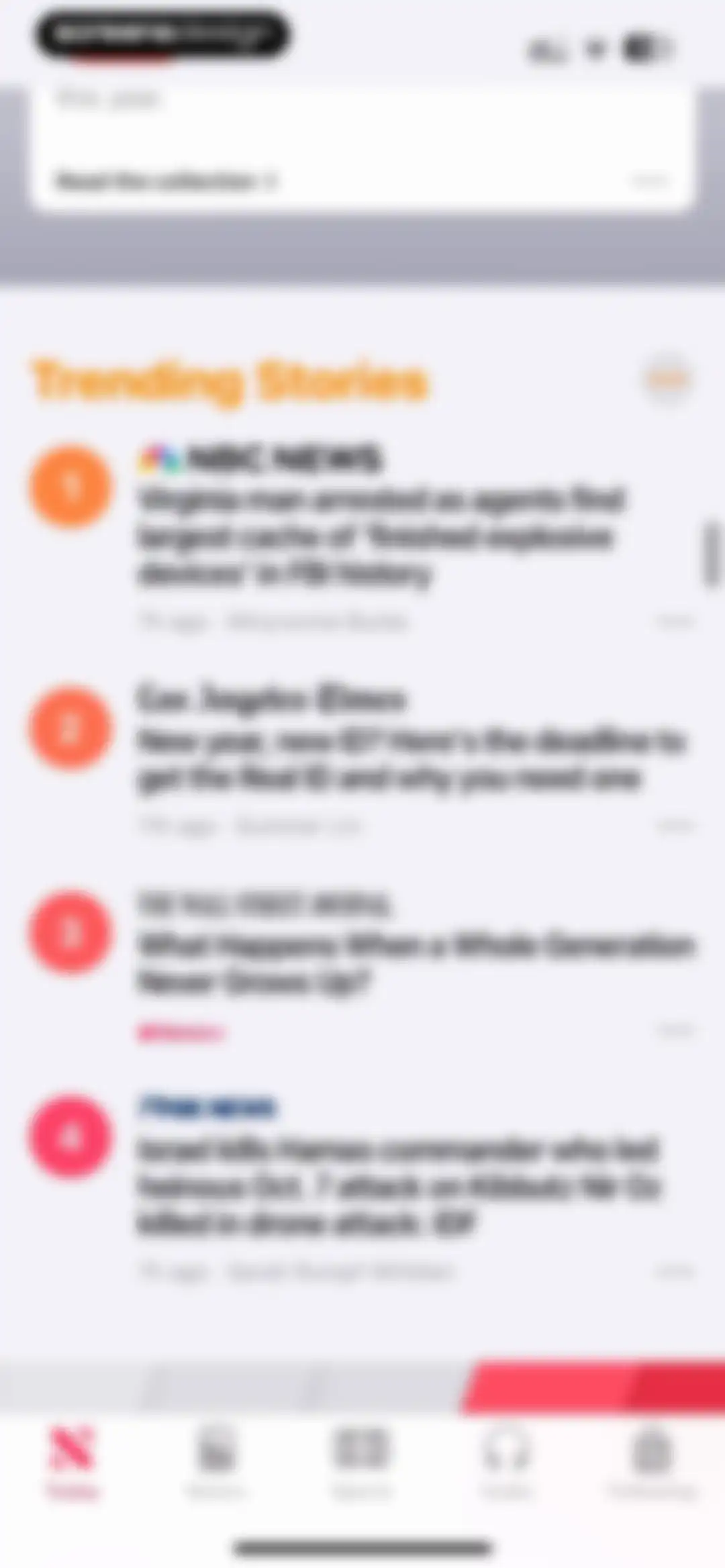 Apple News screen 40
