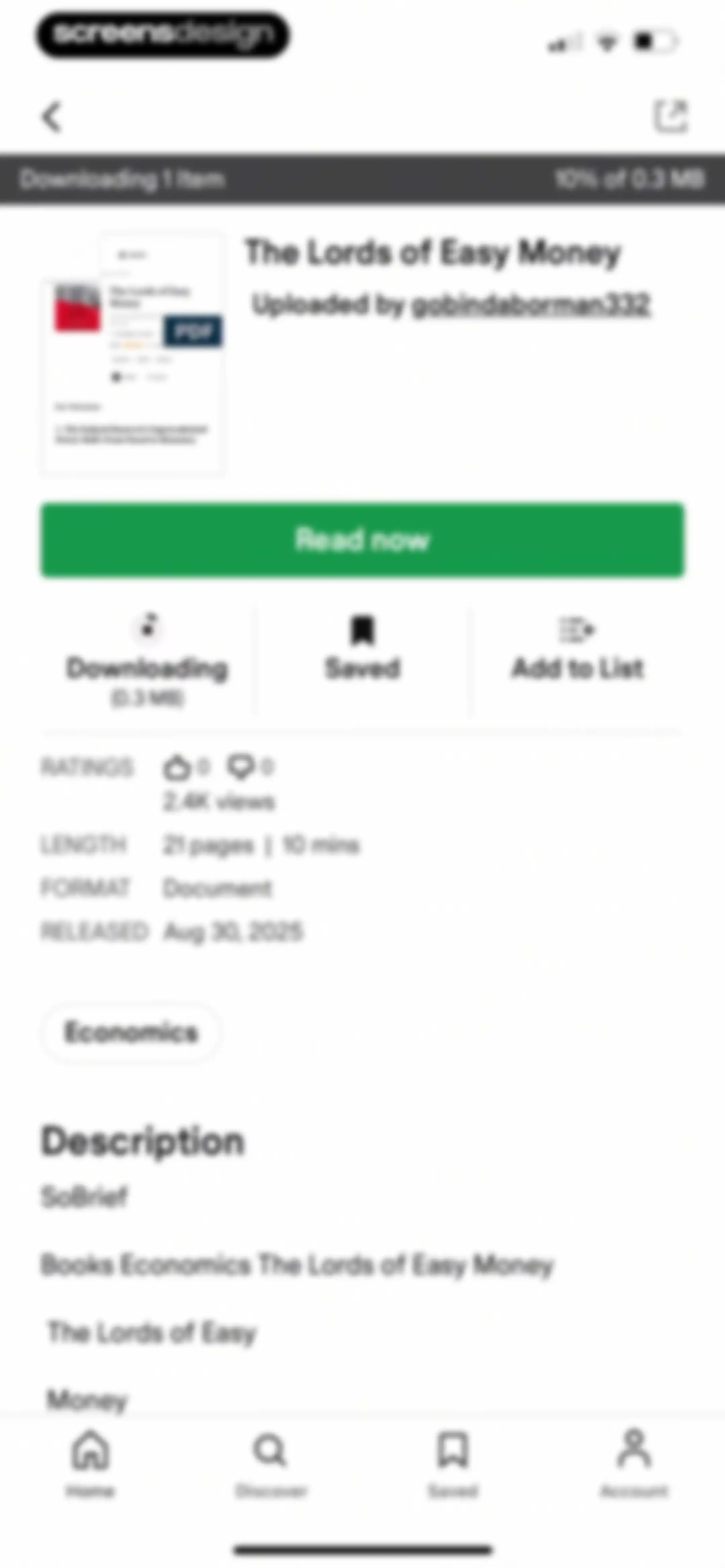 Scribd: 170M+ documents screen 24