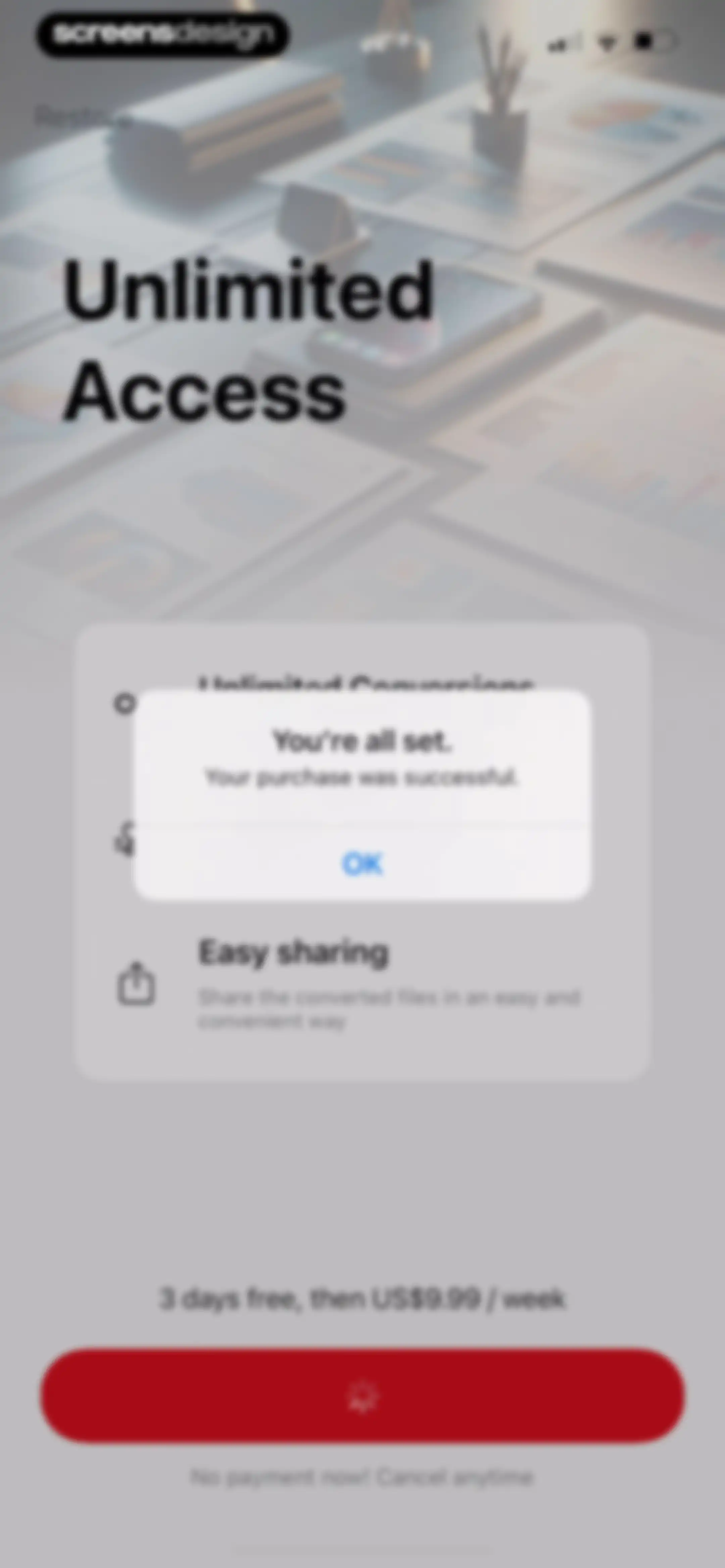 PDF App: Convert, Create, Sign screen 3