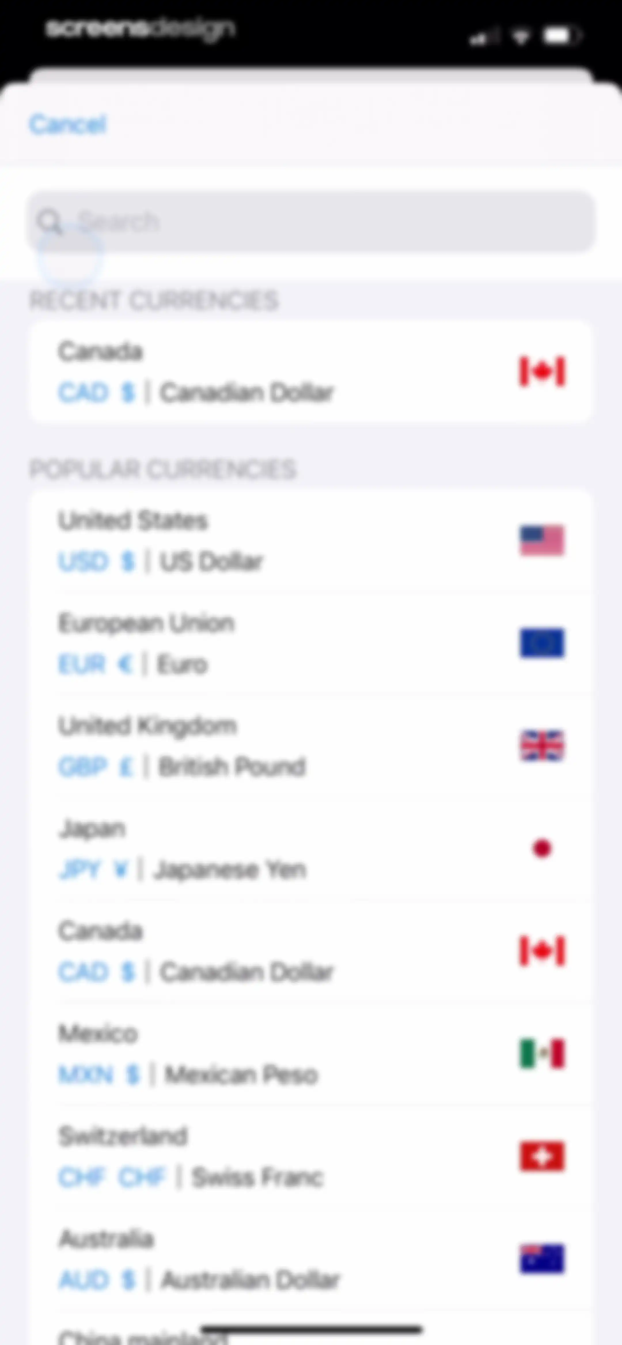 Currency Converter Calculator• screen 29