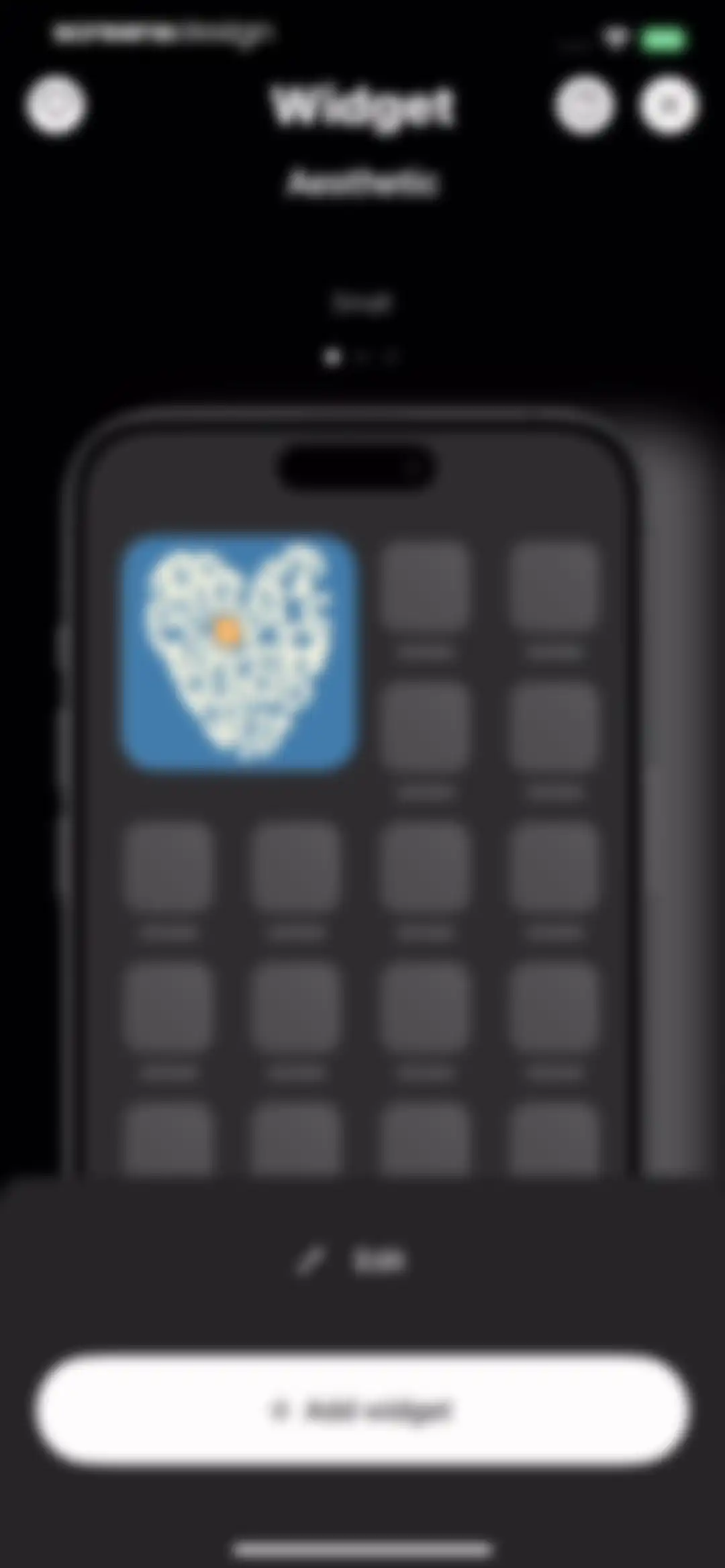 Aesthetic: App icons & Widgets screen 45