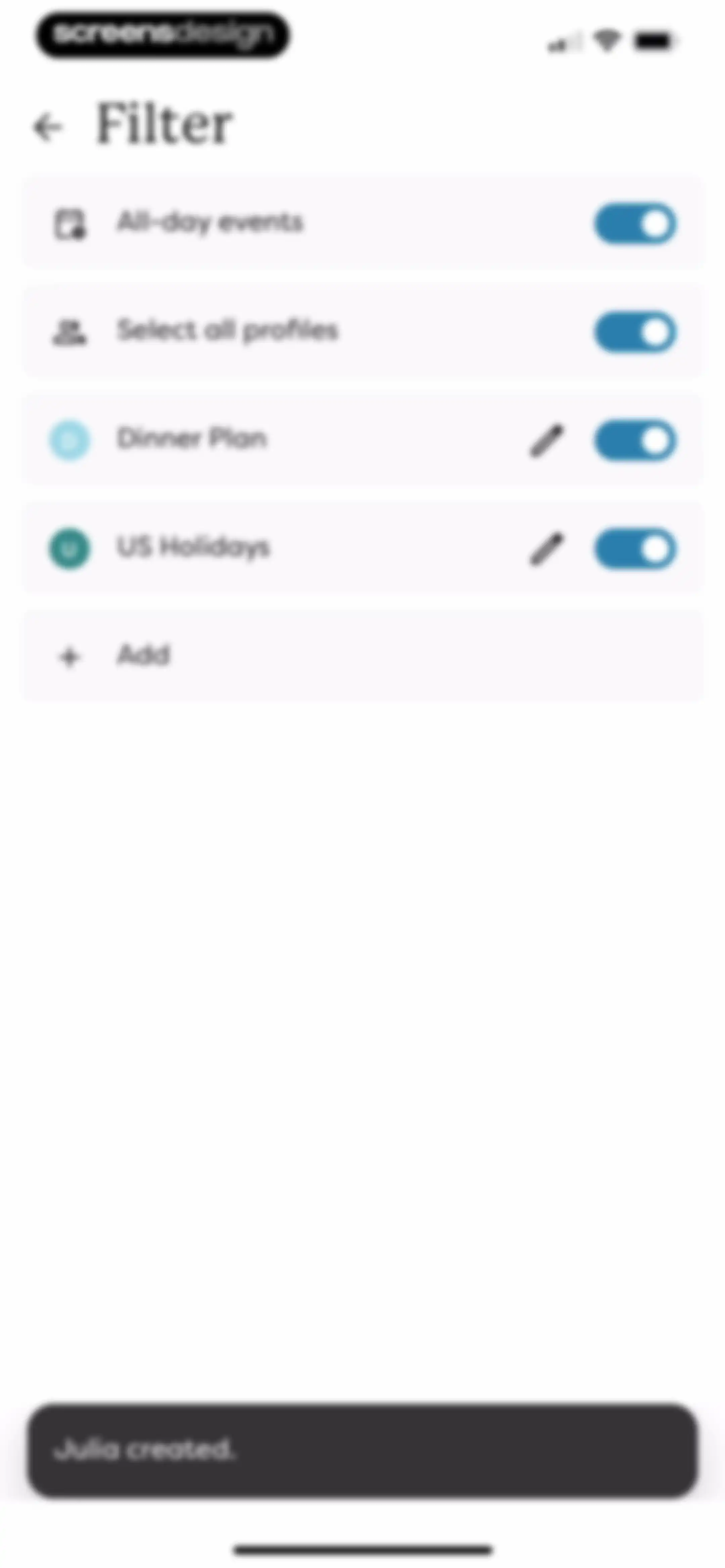 Skylight App screen 50