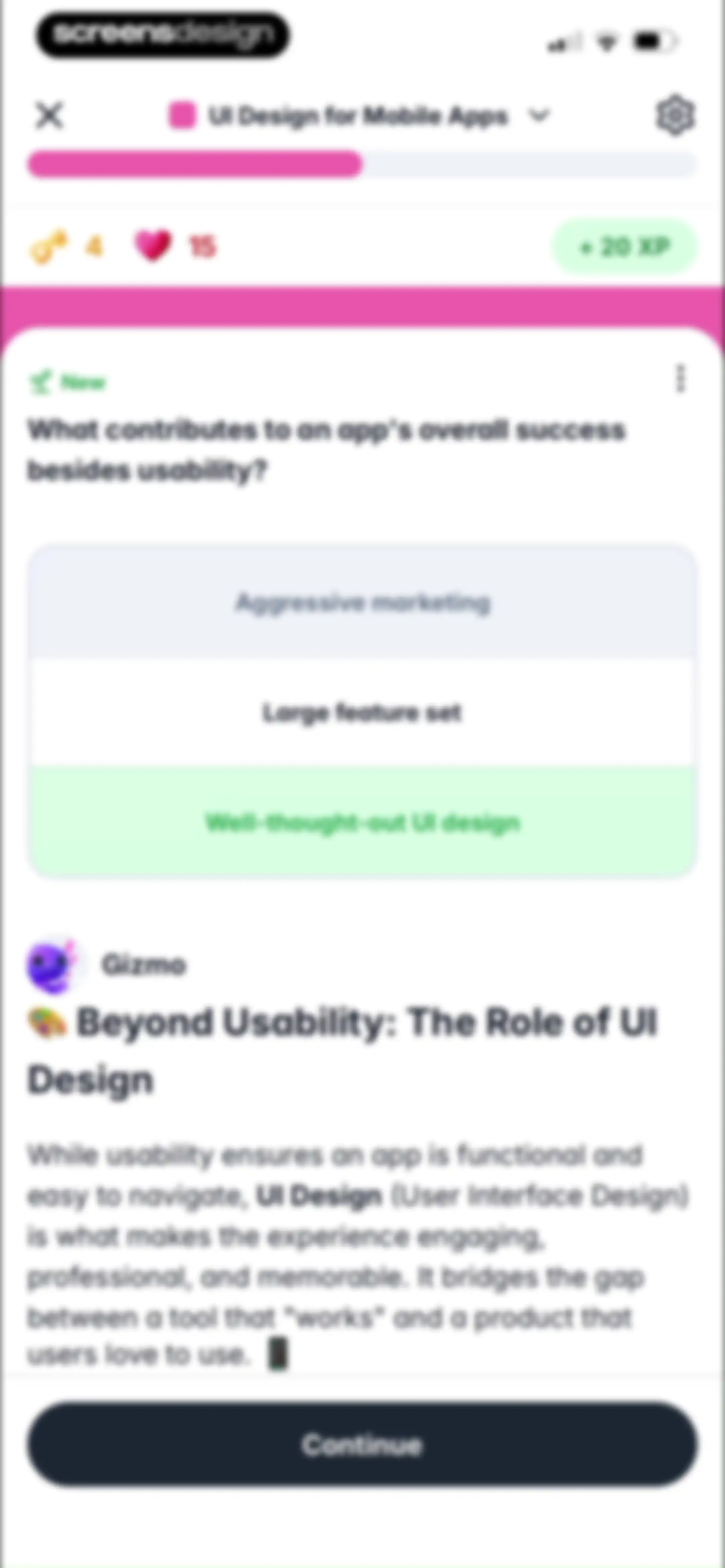 Gizmo: AI Tutor screen 53