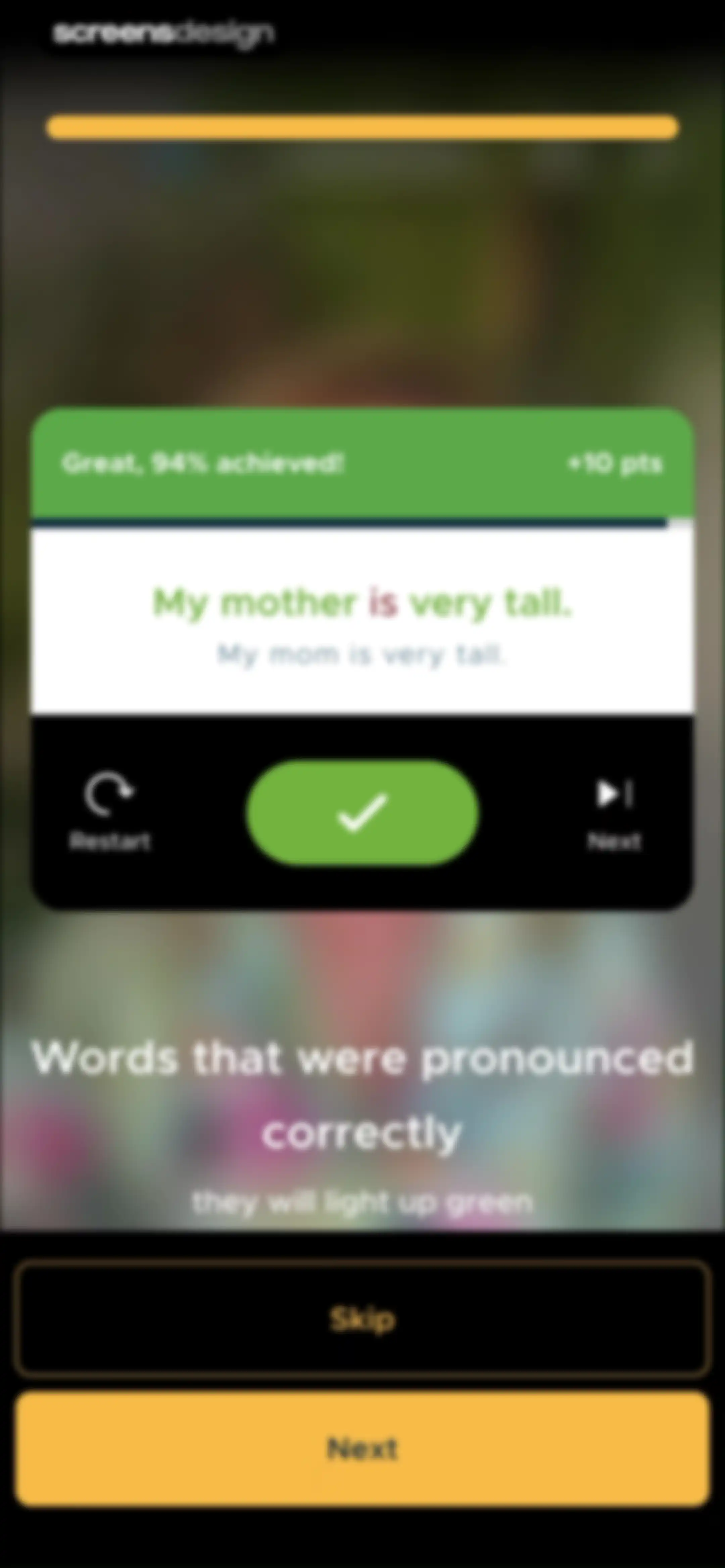 BeeSpeaker Learn English screen 40