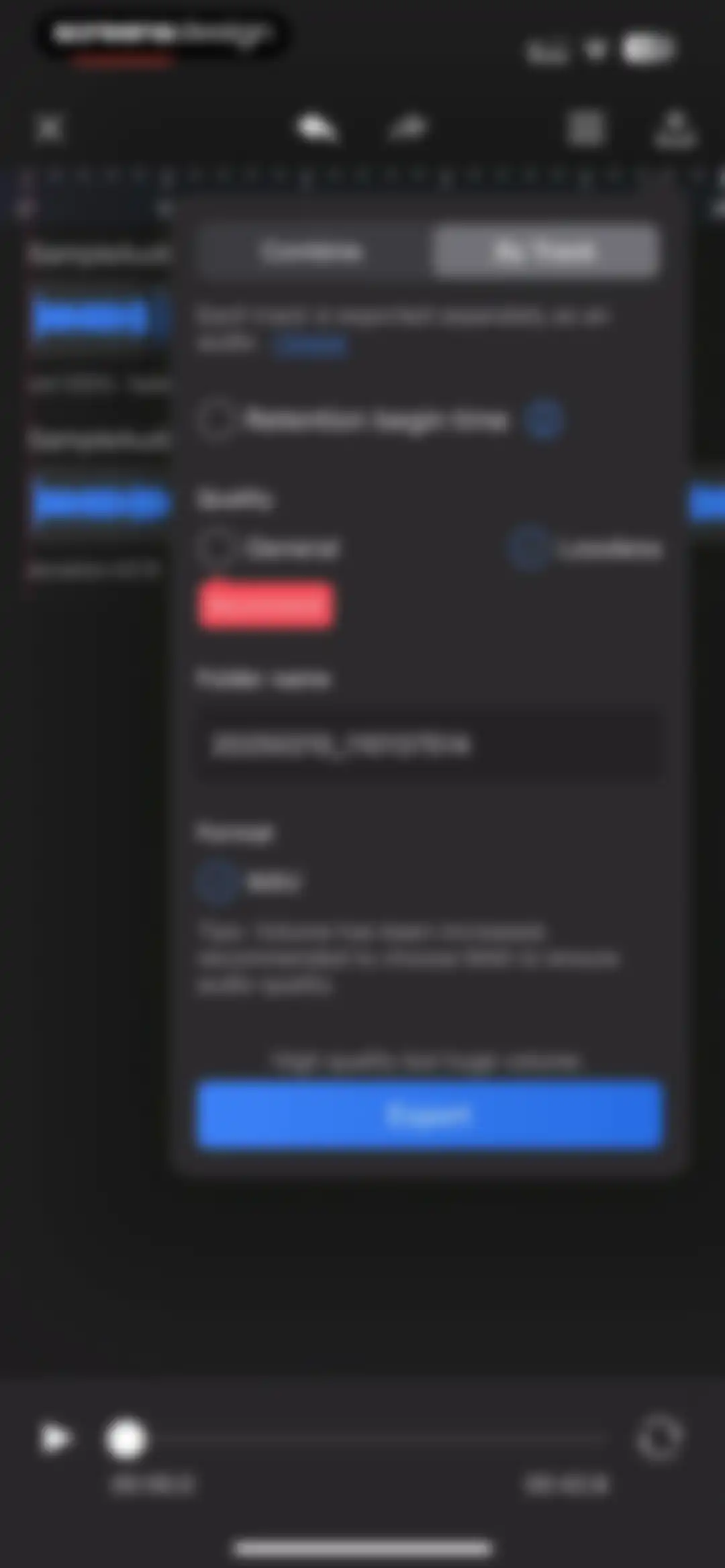 Audio Editor - Music editor screen 34