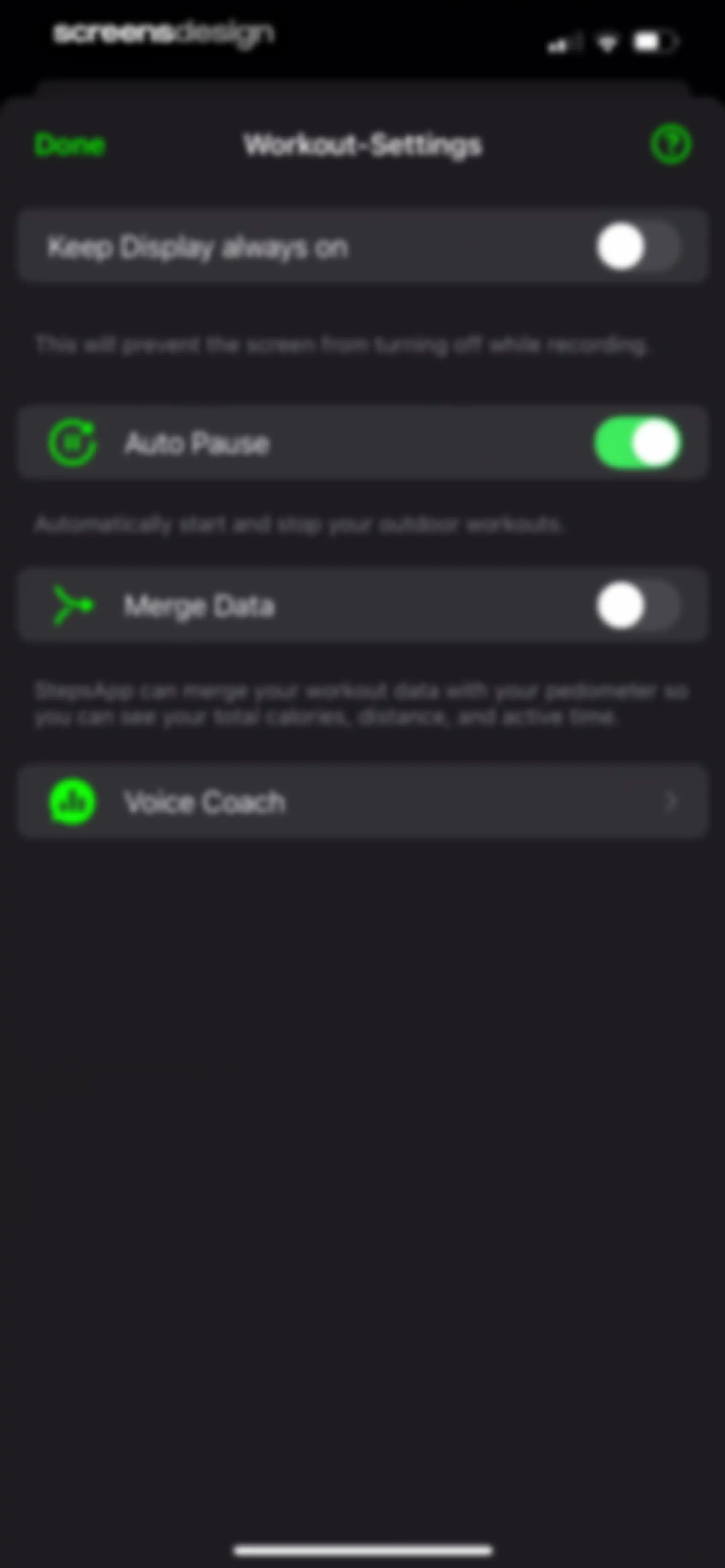 StepsApp Pedometer screen 104