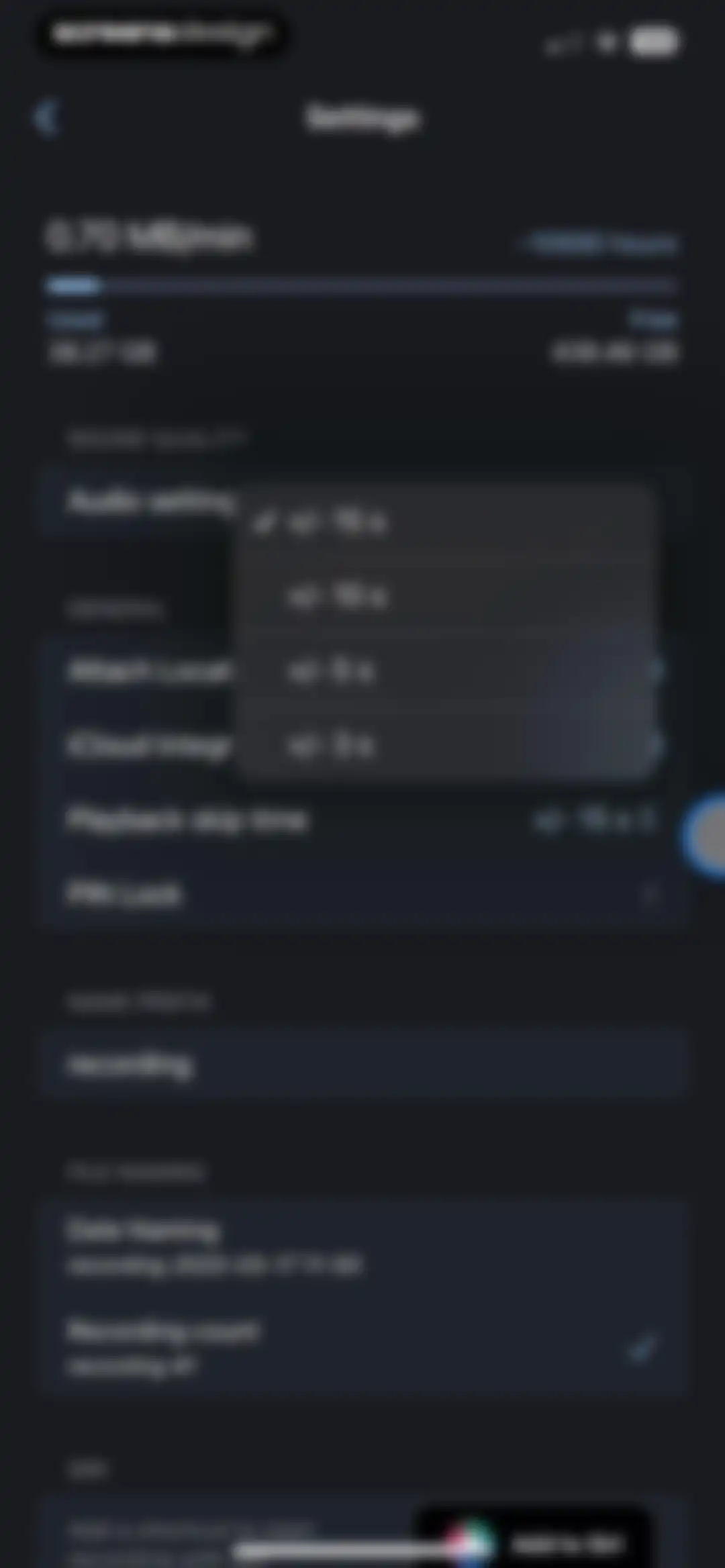 Voice Recorder & Transcribe screen 64