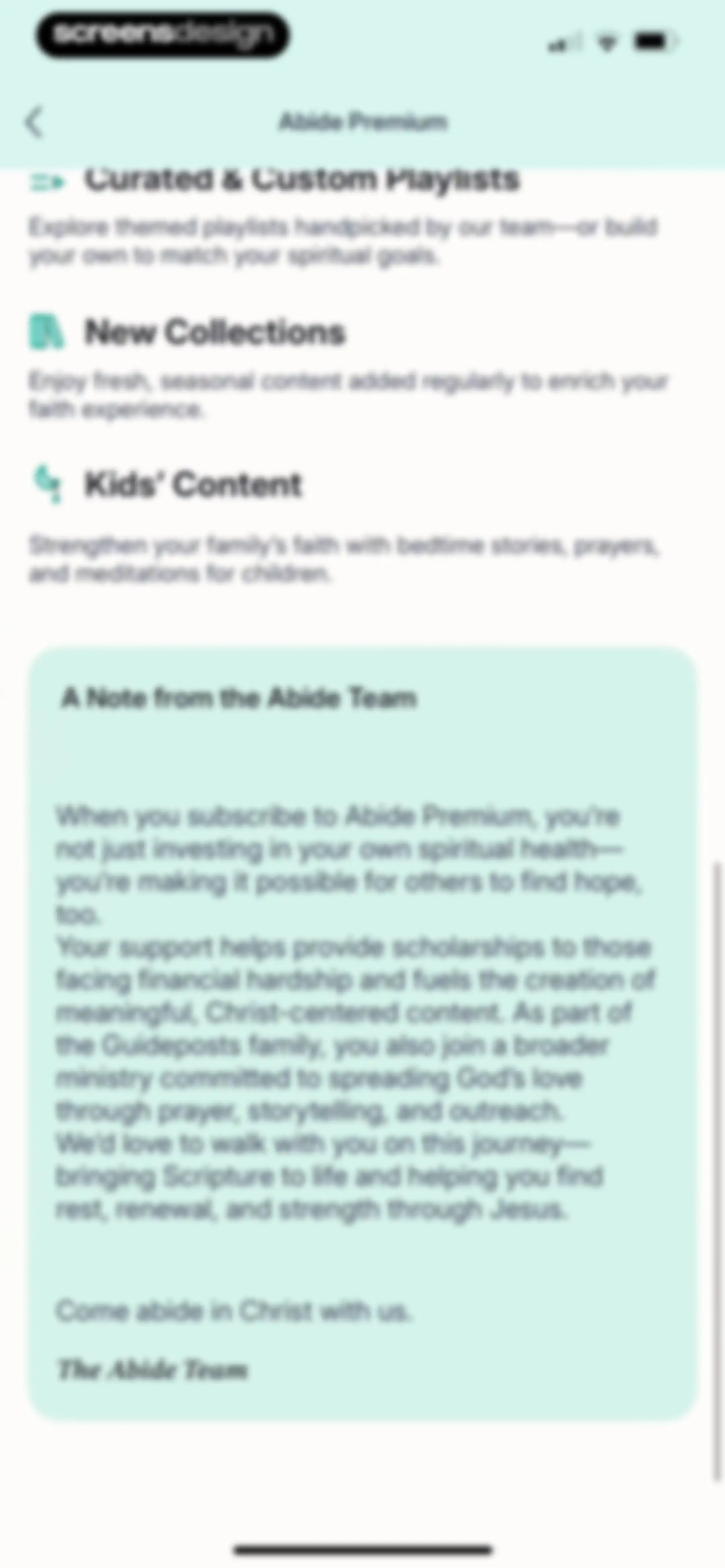 Abide: Bible Prayer Meditation screen 13