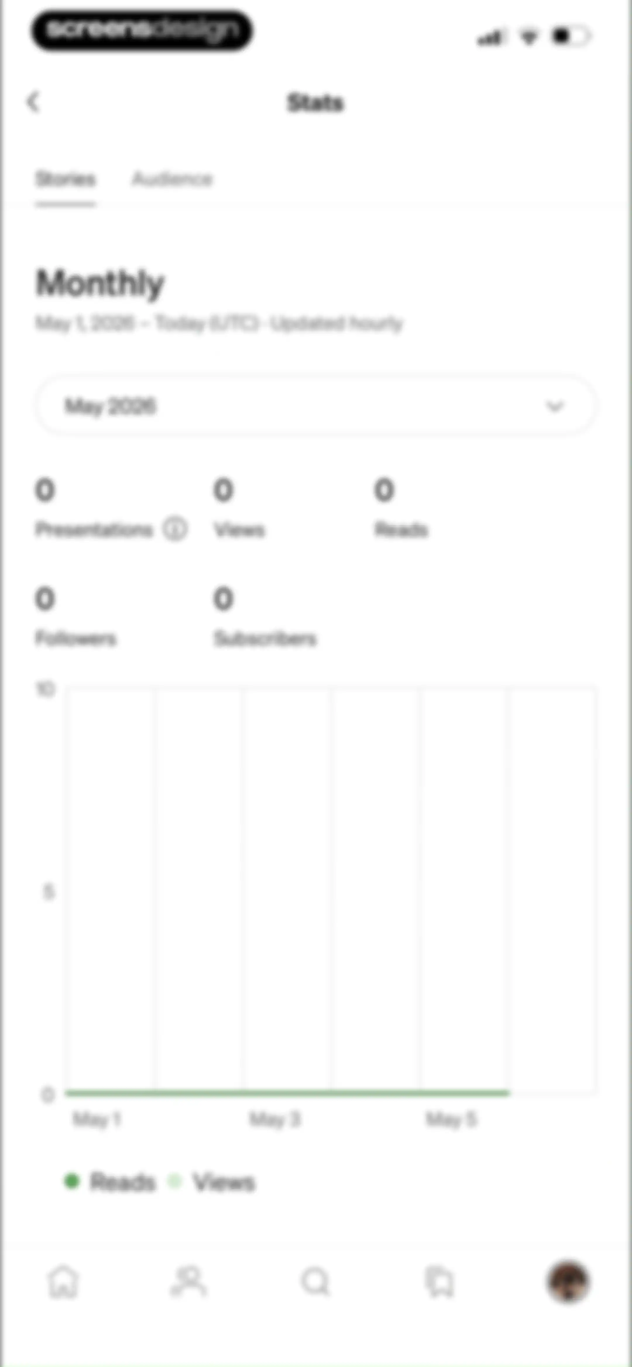Medium: Read & Write Stories screen 121