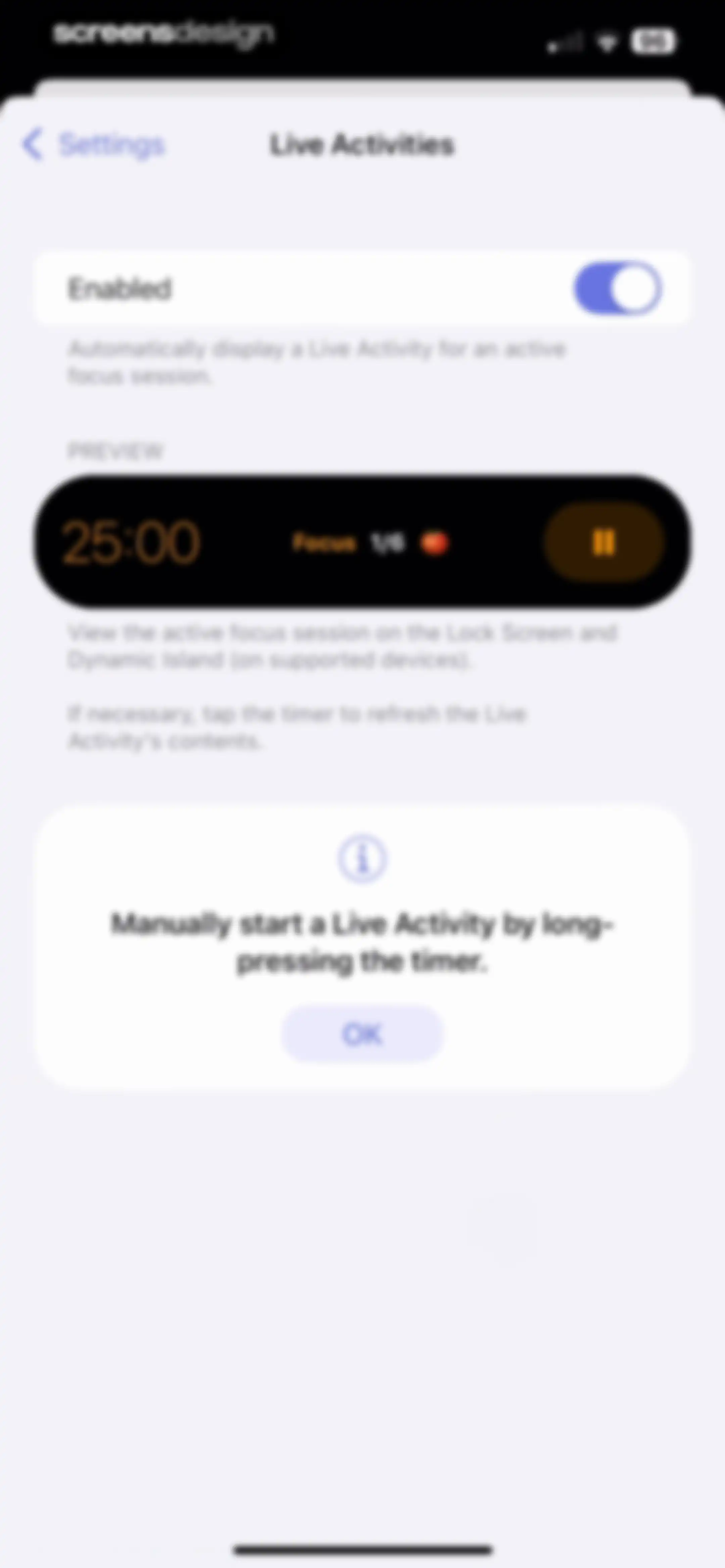 Focused Work - Pomodoro Timer screen 132