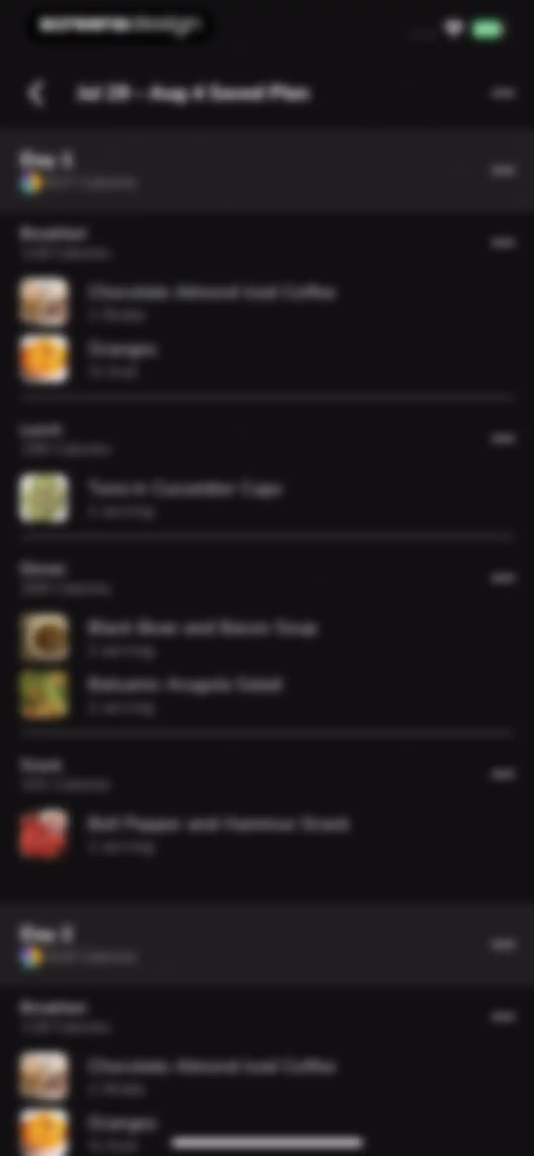 Eat This Much - Meal Planner screen 126