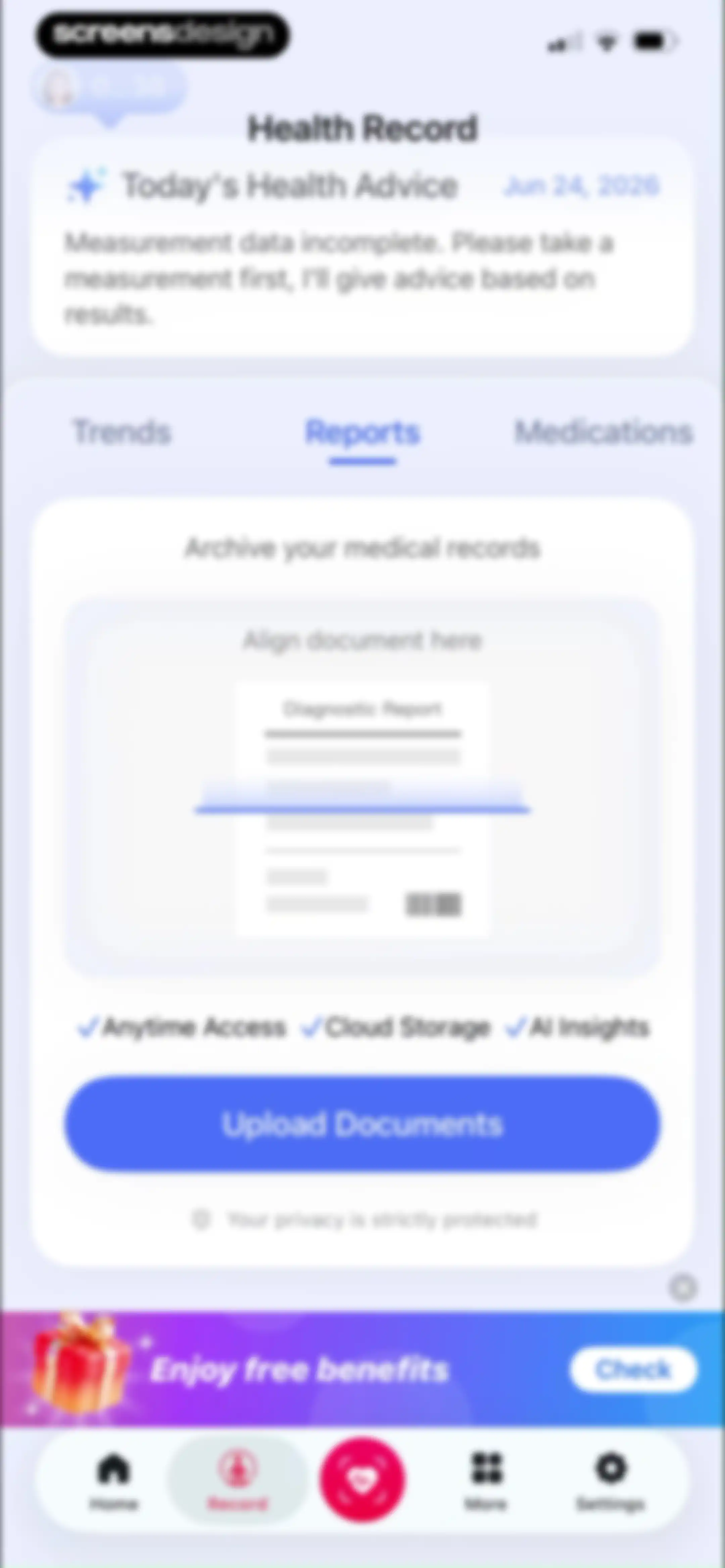 Wellpulse-Heart Health Tracker screen 74