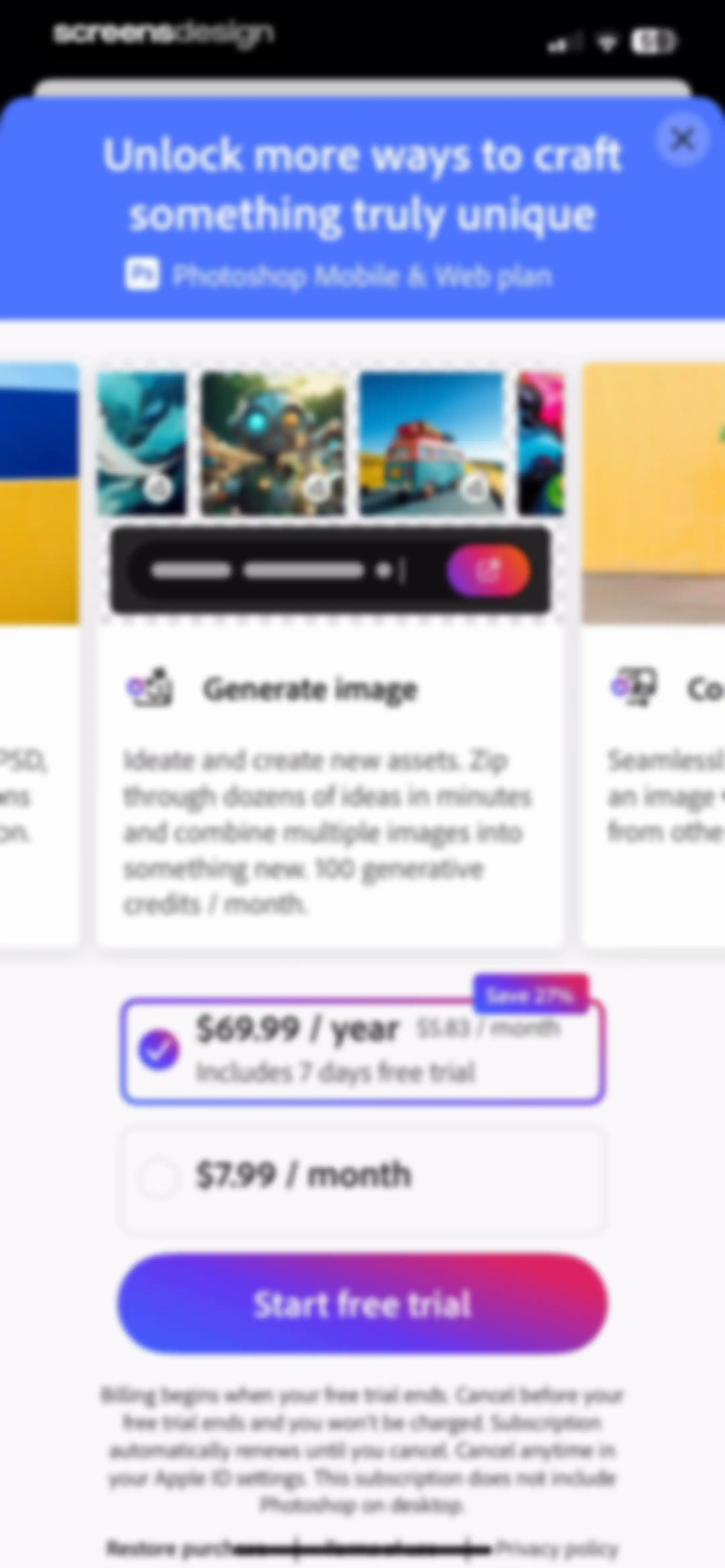 Adobe Photoshop: Photo Editor screen 44