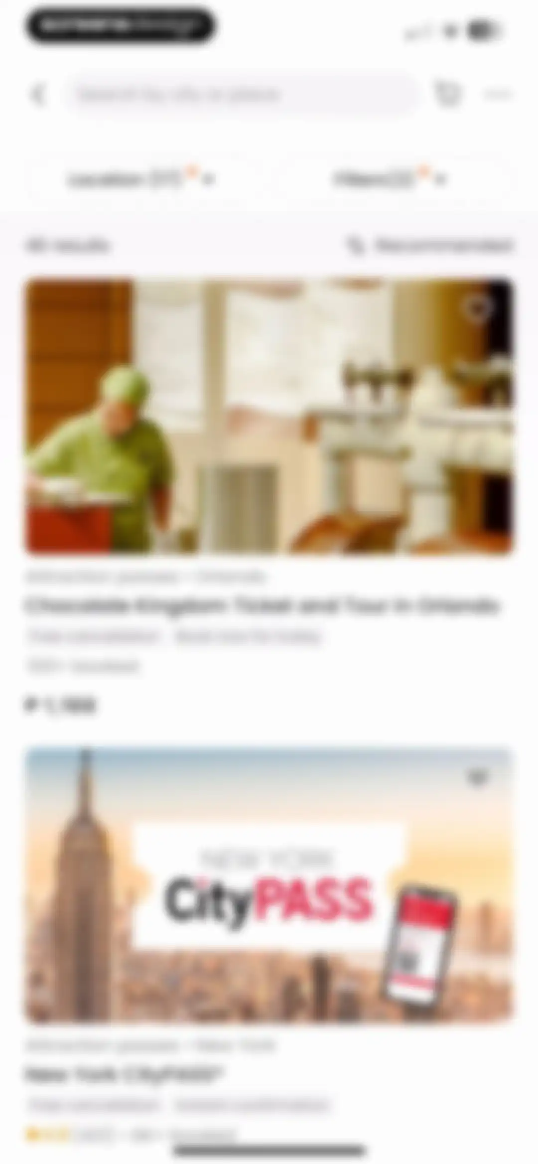 Klook: Travel & Activities screen 98