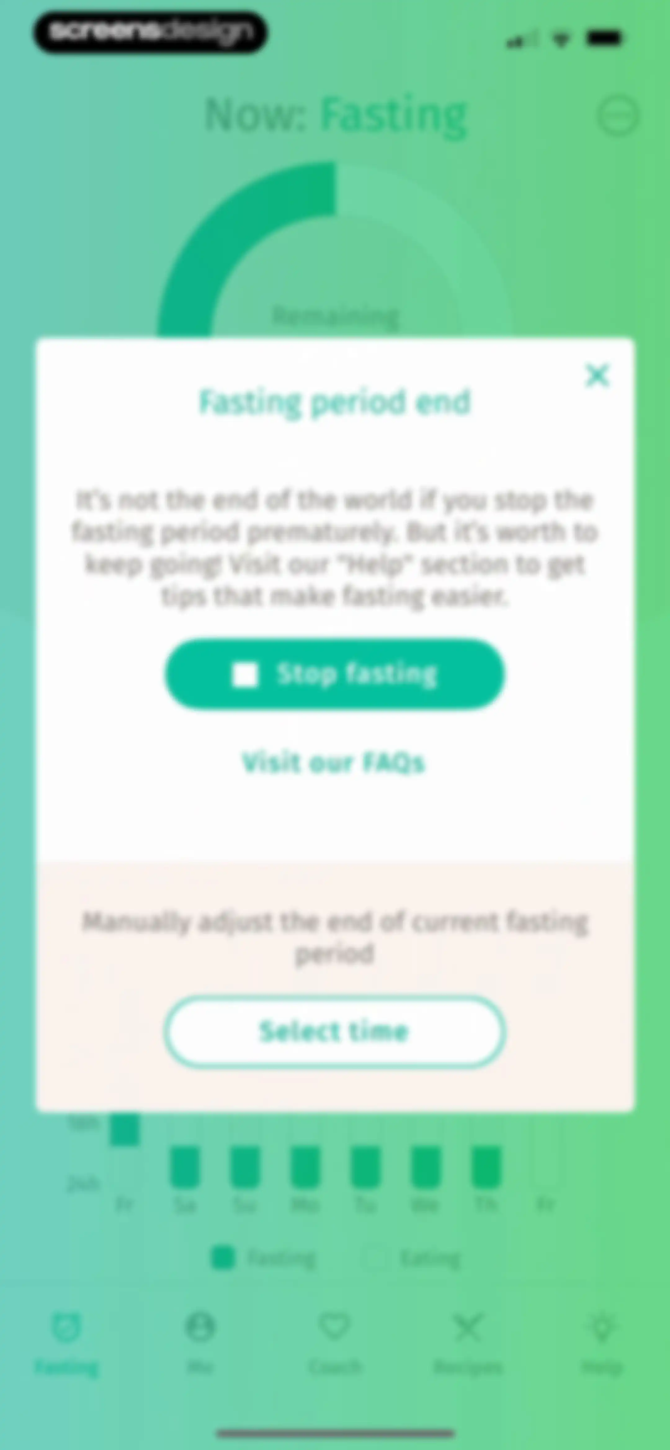 BodyFast: Intermittent Fasting screen 79