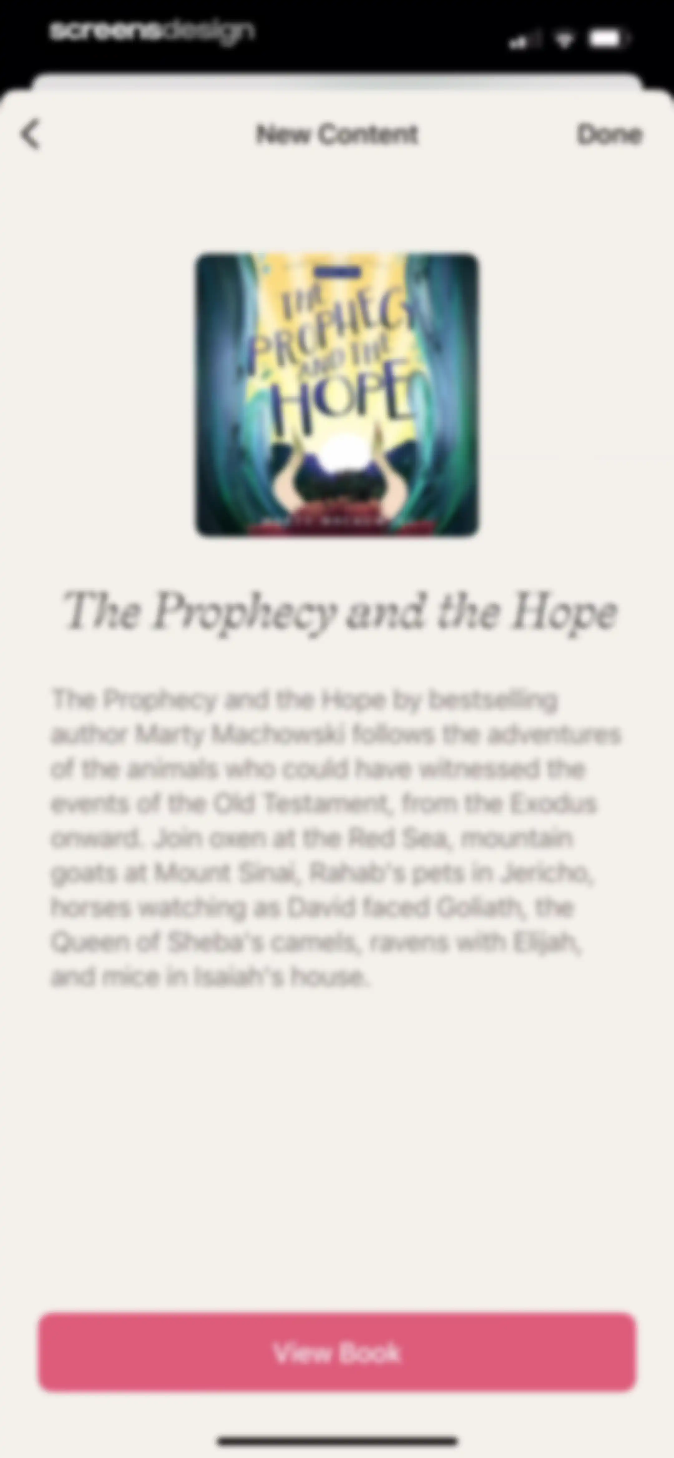 Dwell: Audio Bible screen 111