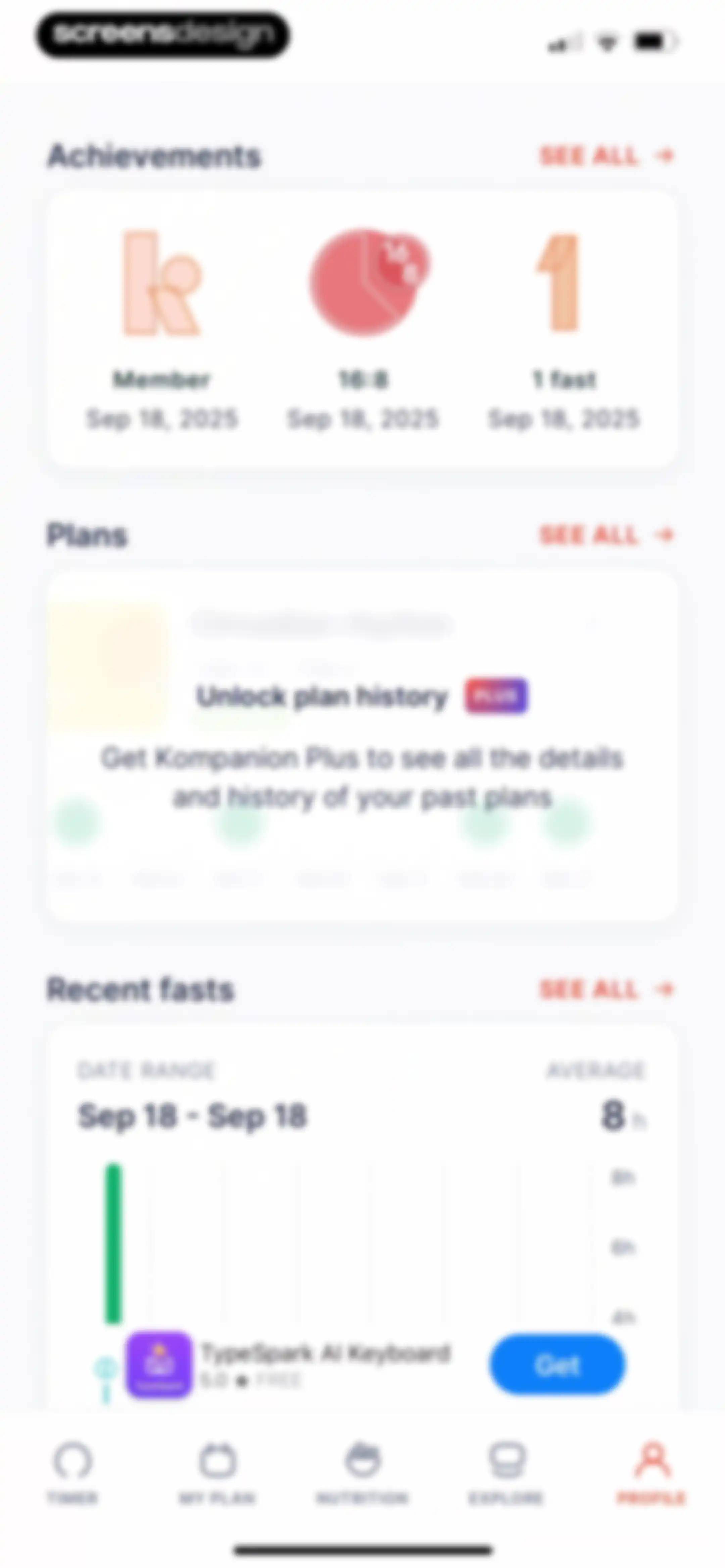 Kompanion: Weight Loss Plan screen 219