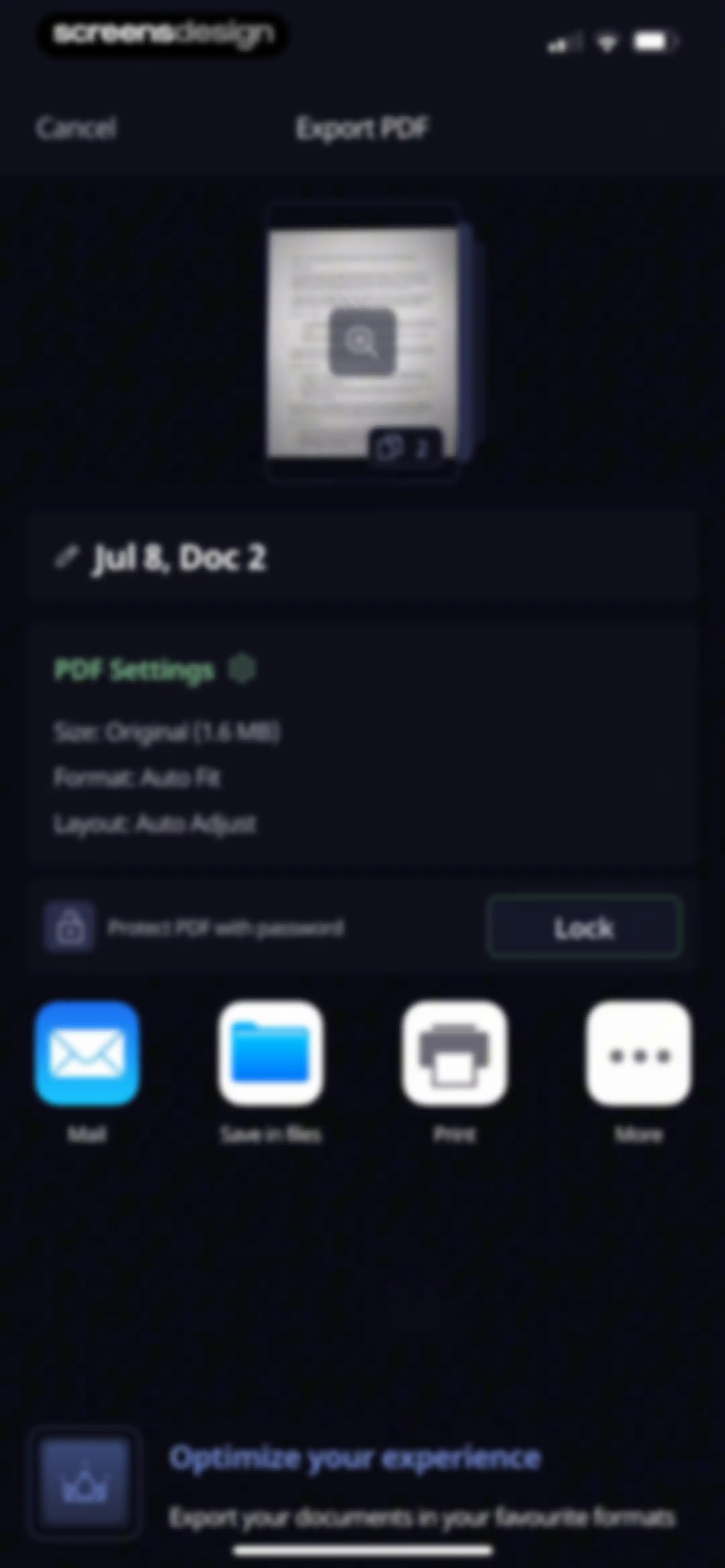 Scan to PDF－Document Scanner screen 46