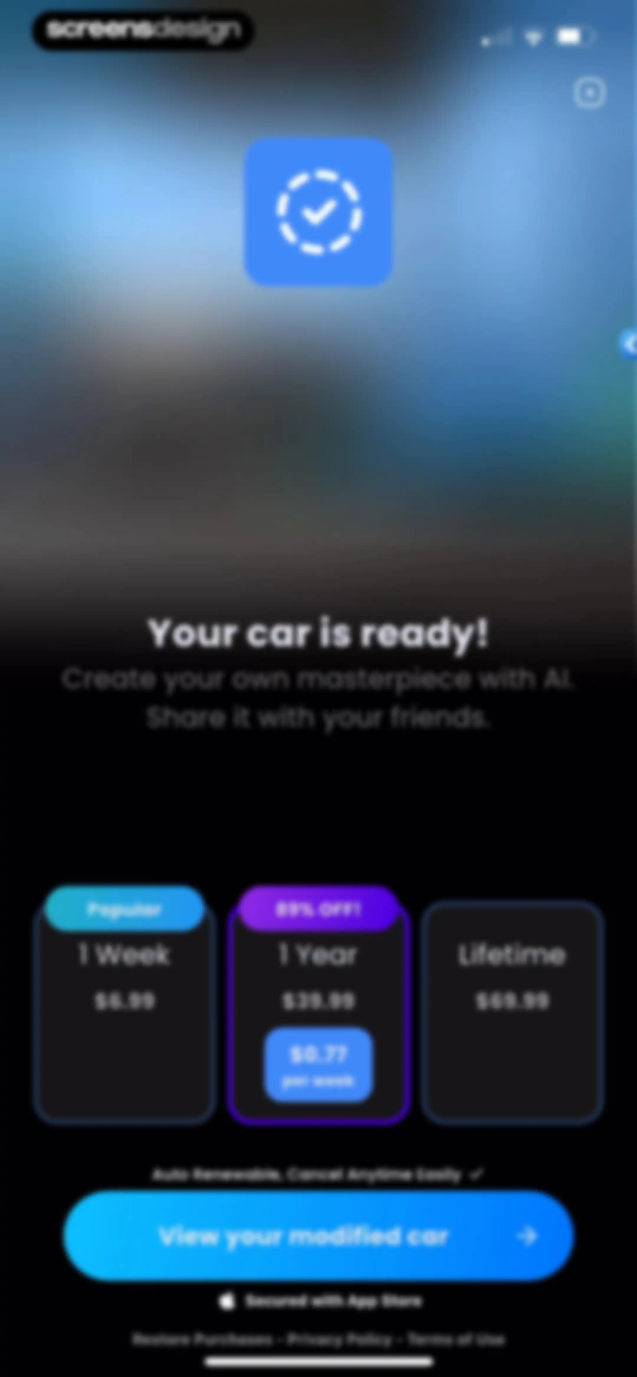 Mody : AI Car Modifications screen 50