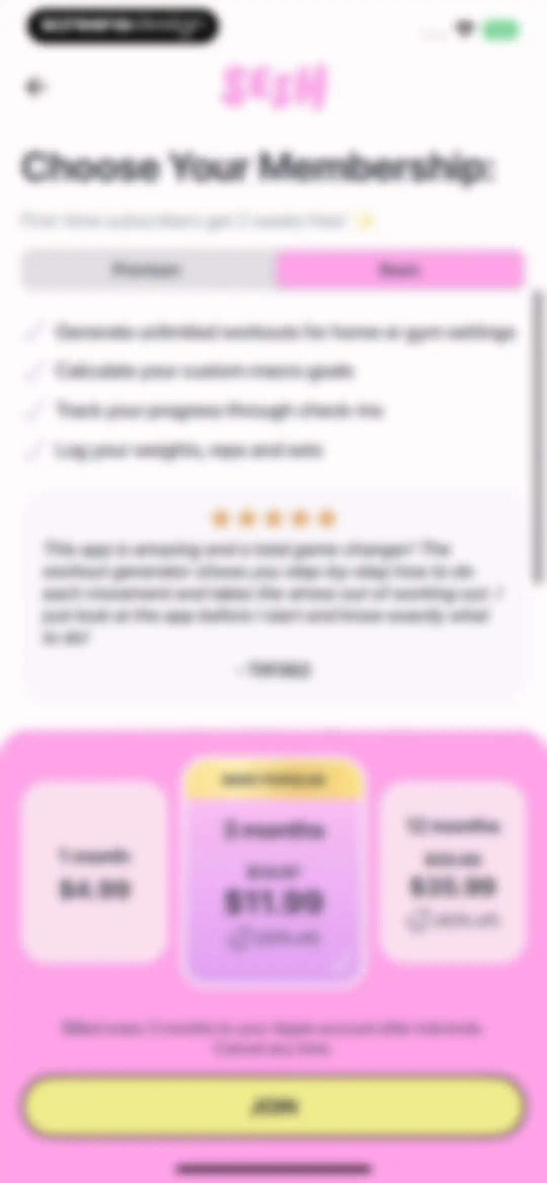 Sesh: Women Fitness & Workouts screen 26