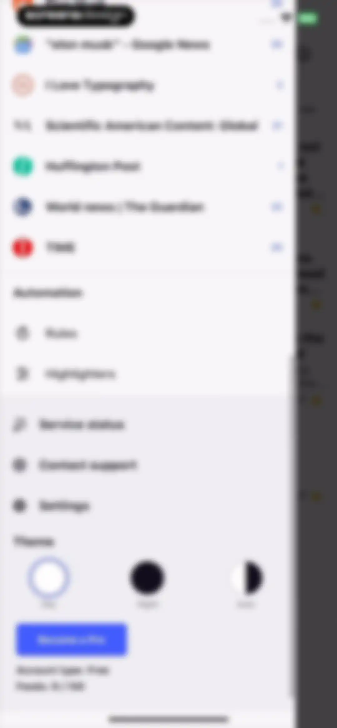 Inoreader: News & RSS reader screen 65