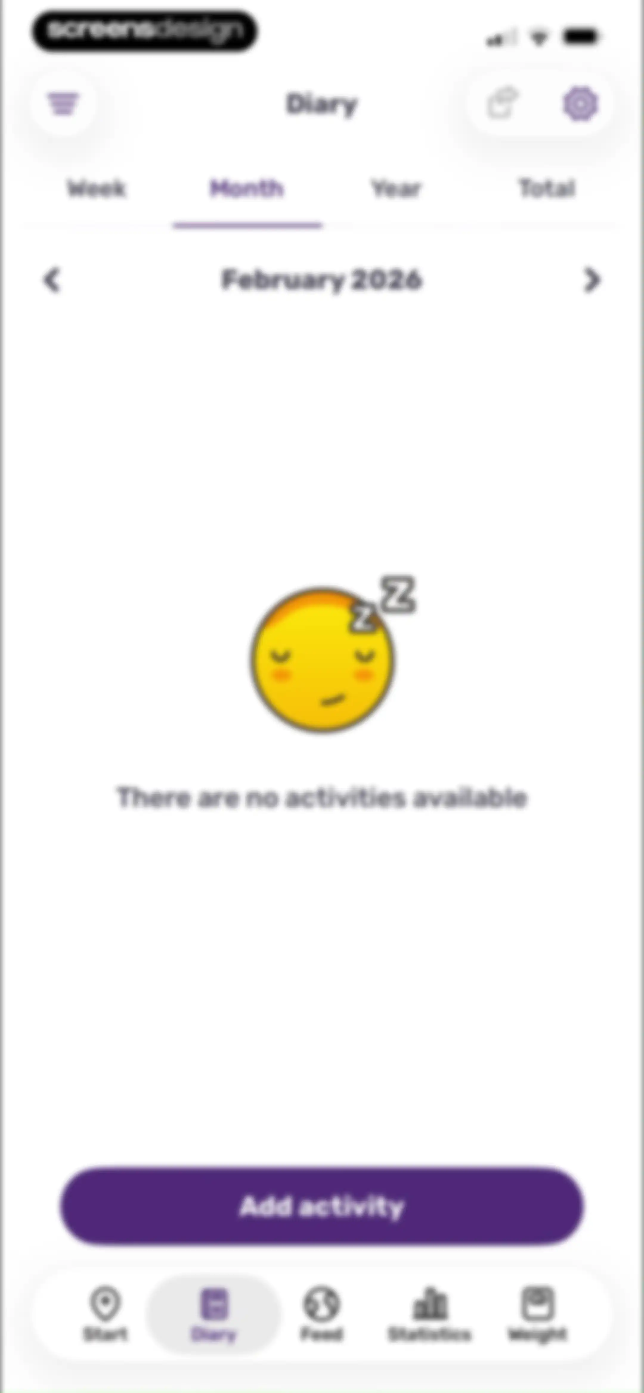 Running Tracker App – FITAPP screen 87