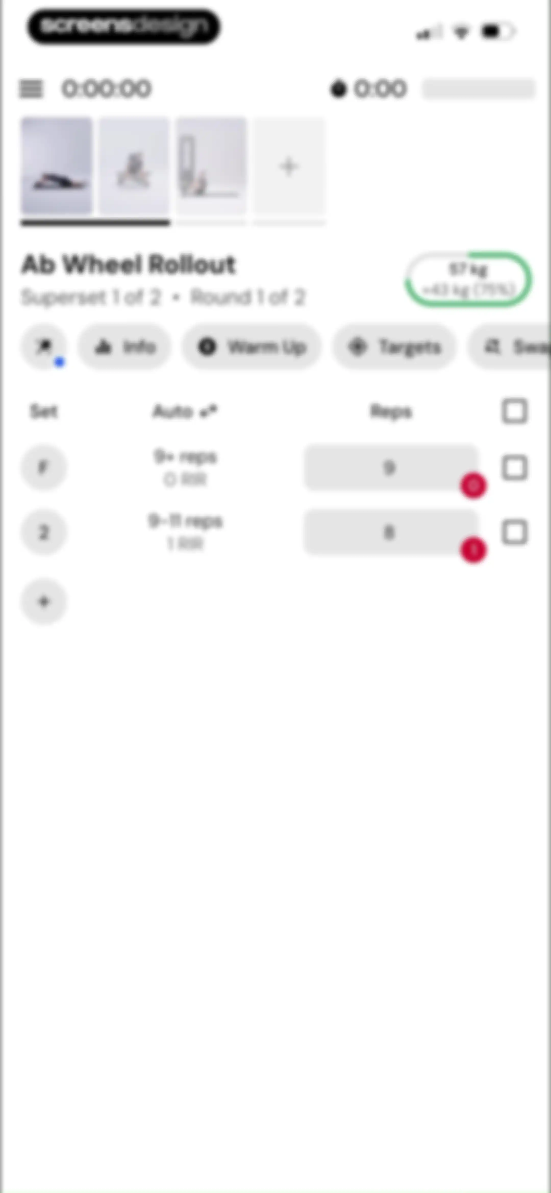 MacroFactor Workouts - Tracker screen 74