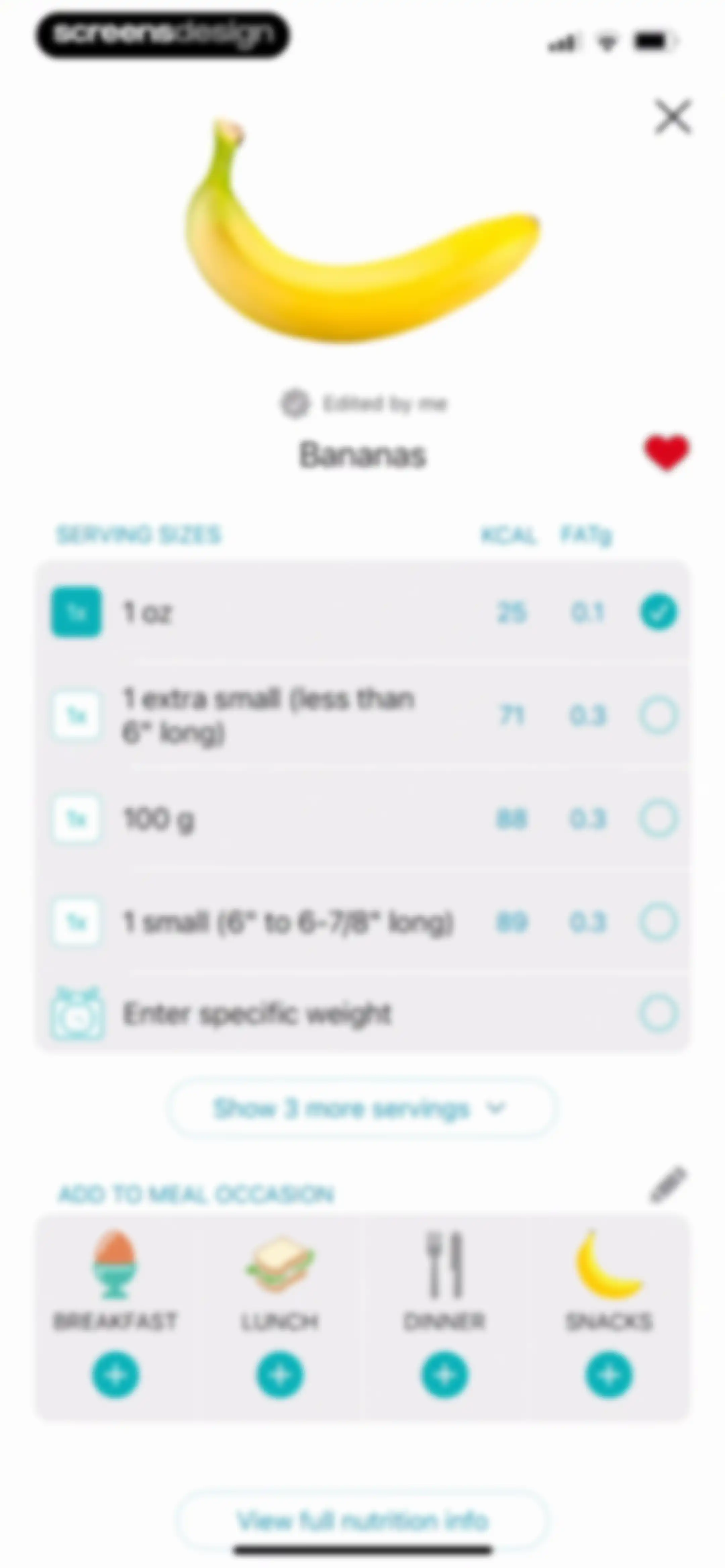 Calorie Counter + screen 64