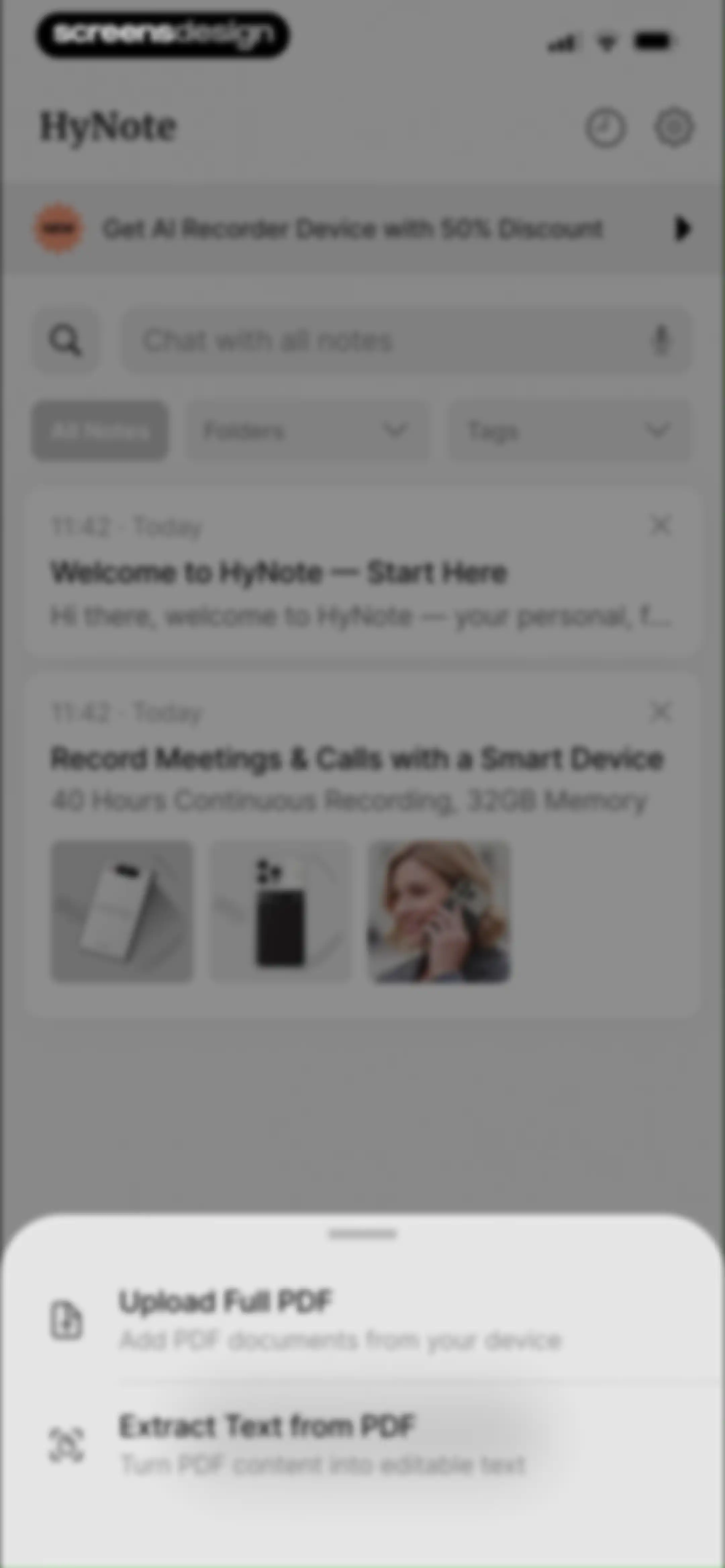 HyNote: AI Note Taker, Summary screen 20