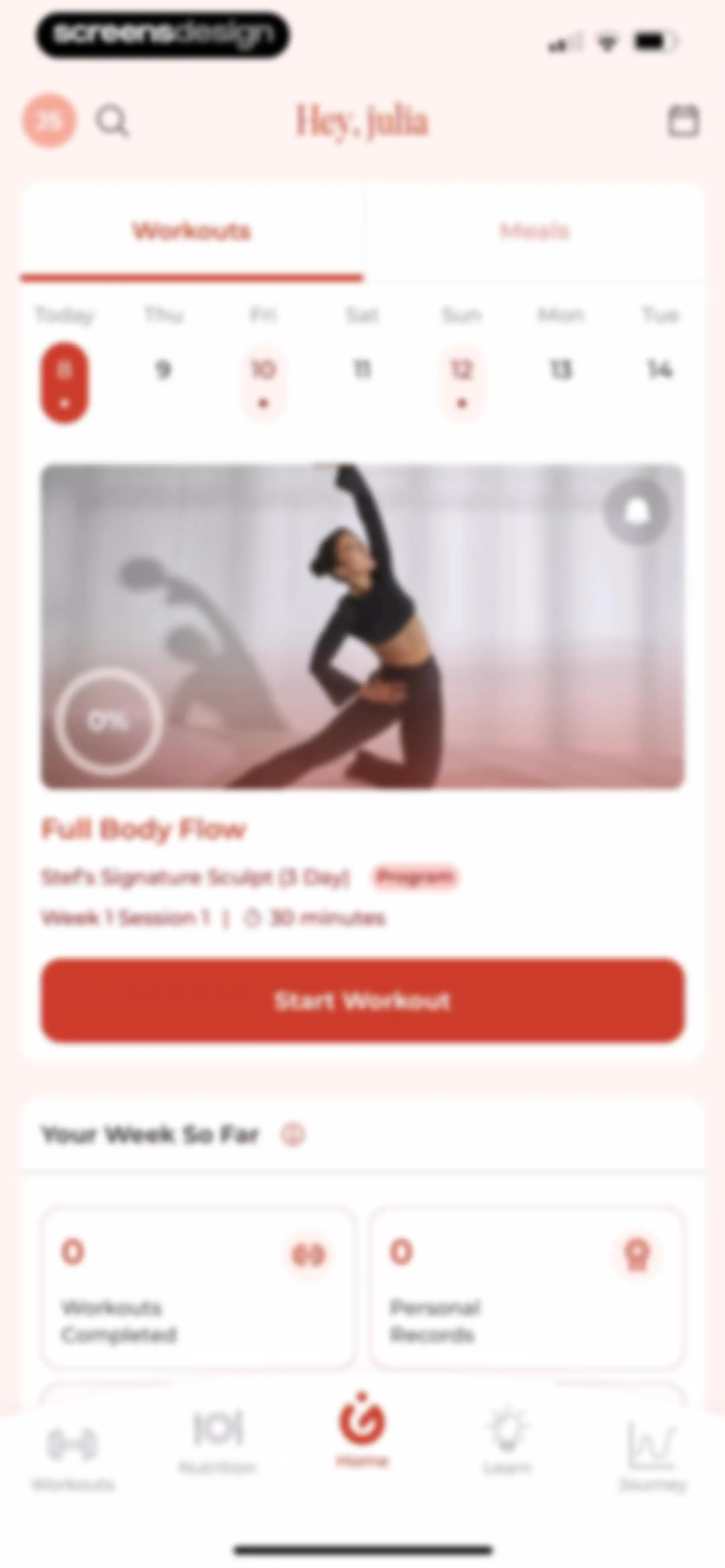 WeGLOW: Home Workout for Women screen 51