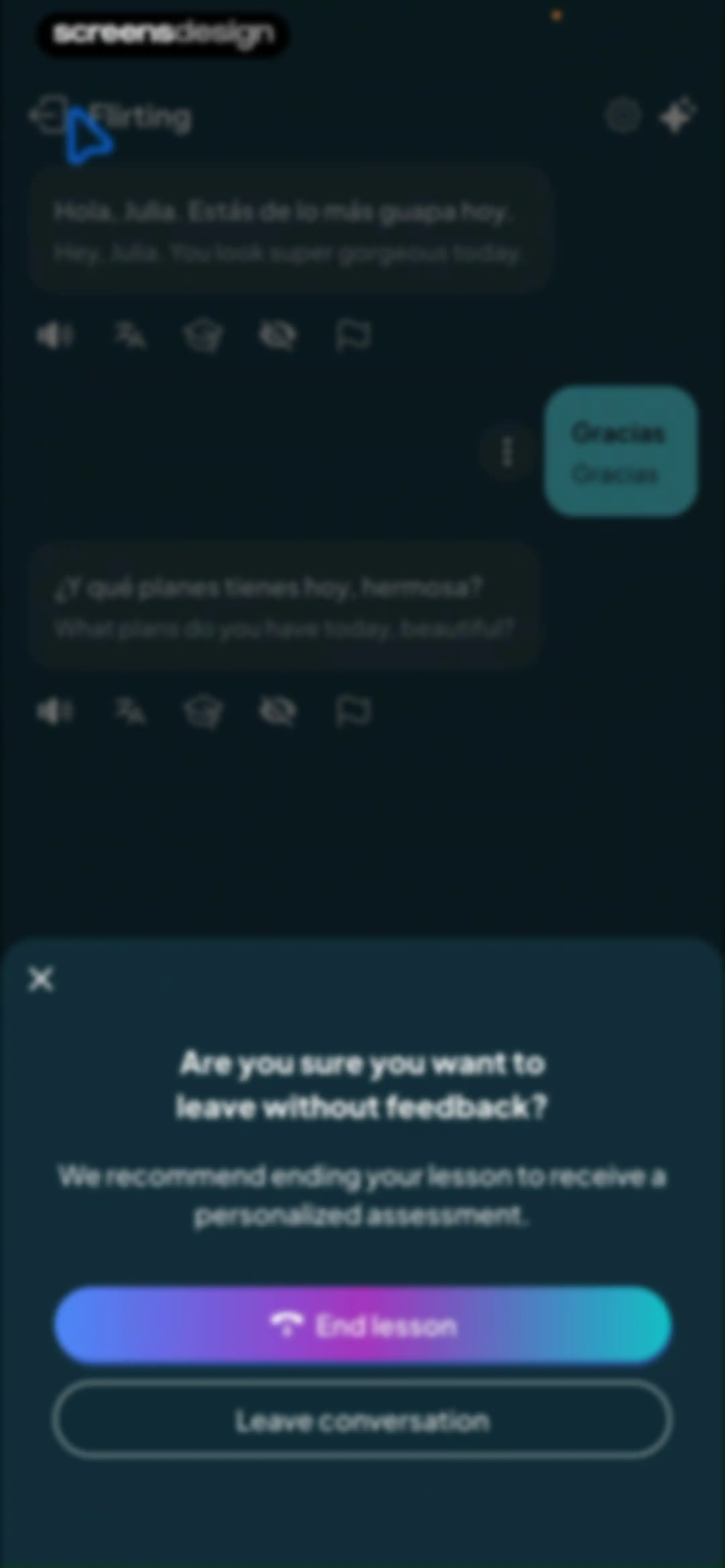 Jumpspeak | Language Learning screen 138