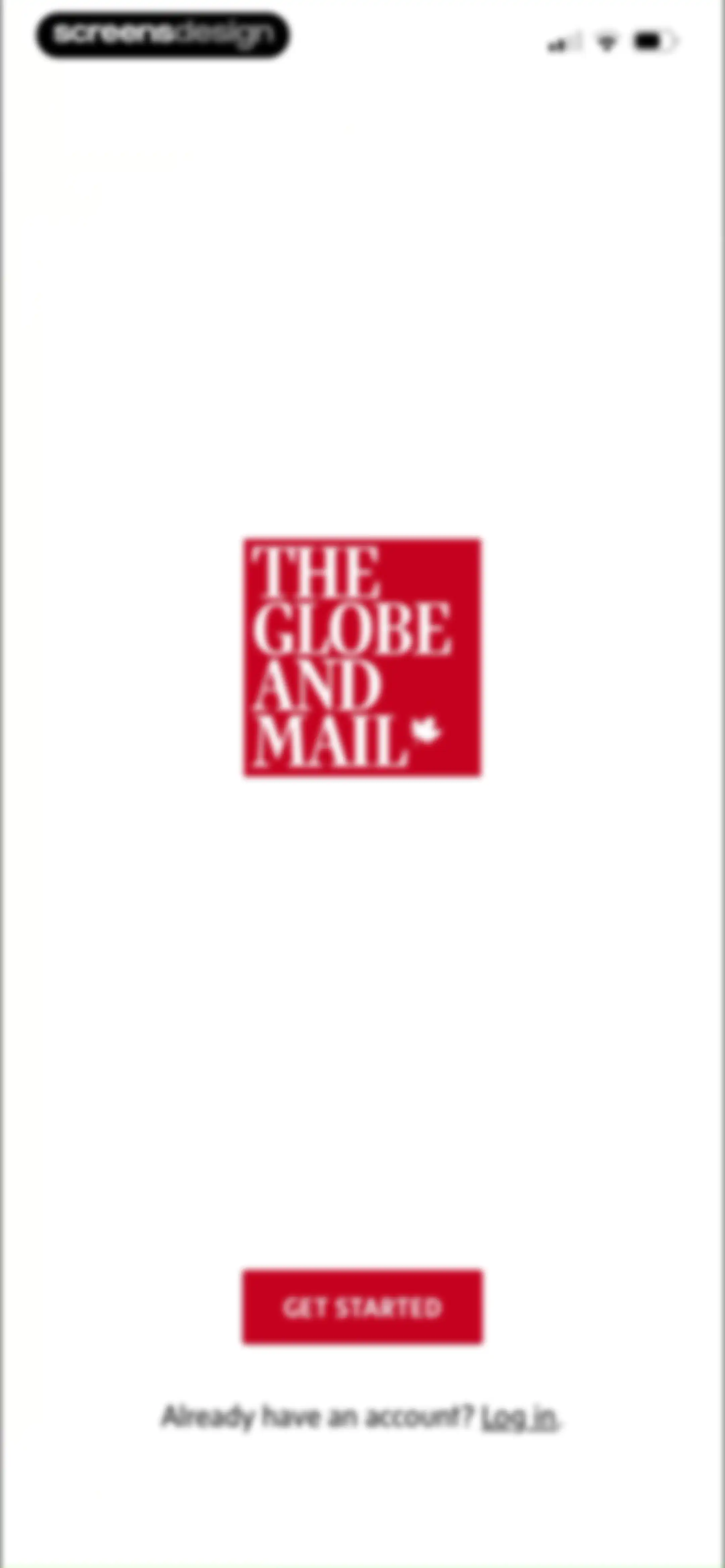 The Globe and Mail screen 2